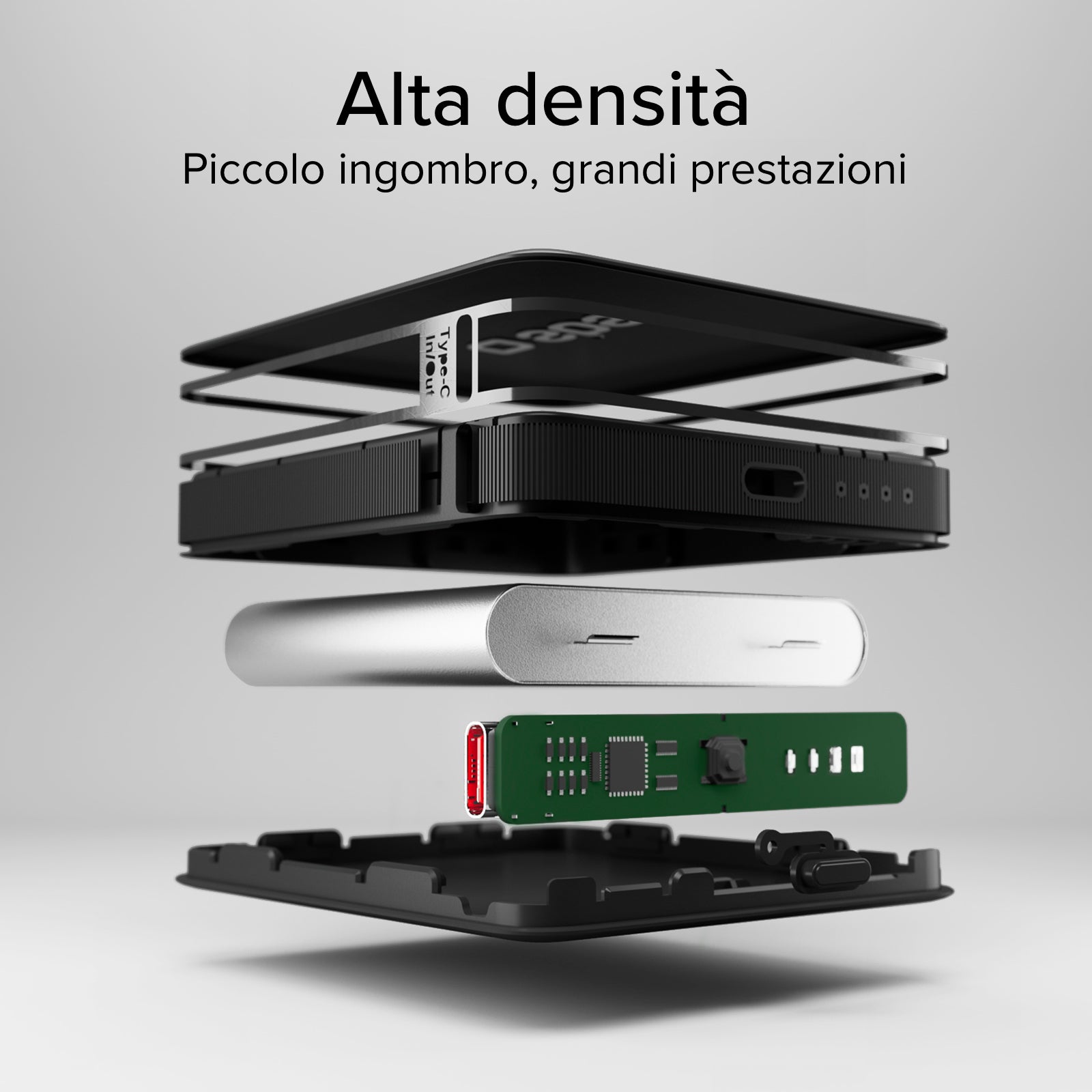 Powerbank da 5000 mAh ad alta densità