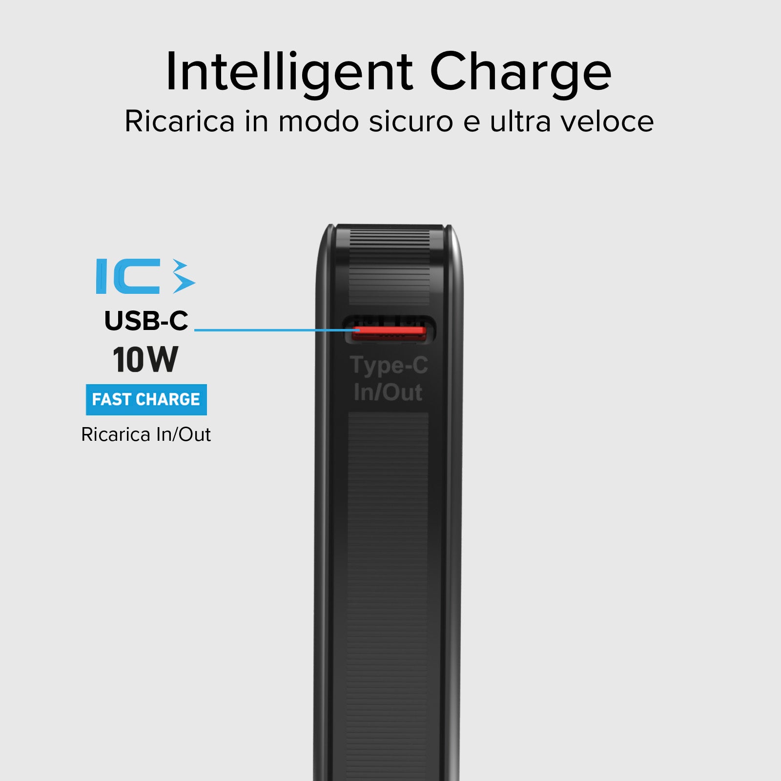 Powerbank da 5000 mAh ad alta densità