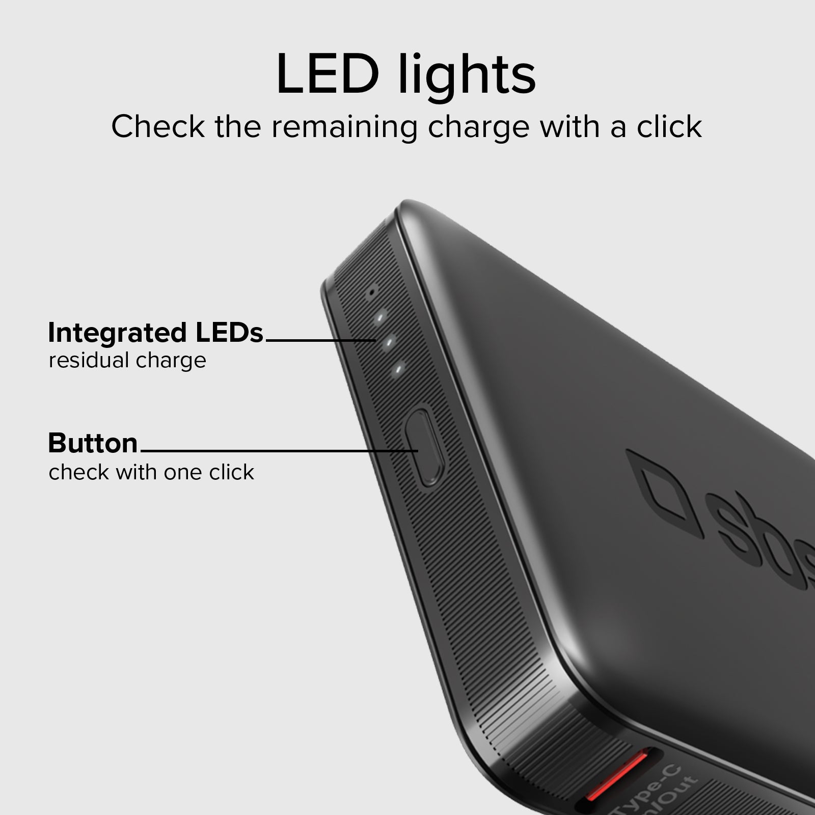 Powerbank da 5000 mAh ad alta densità