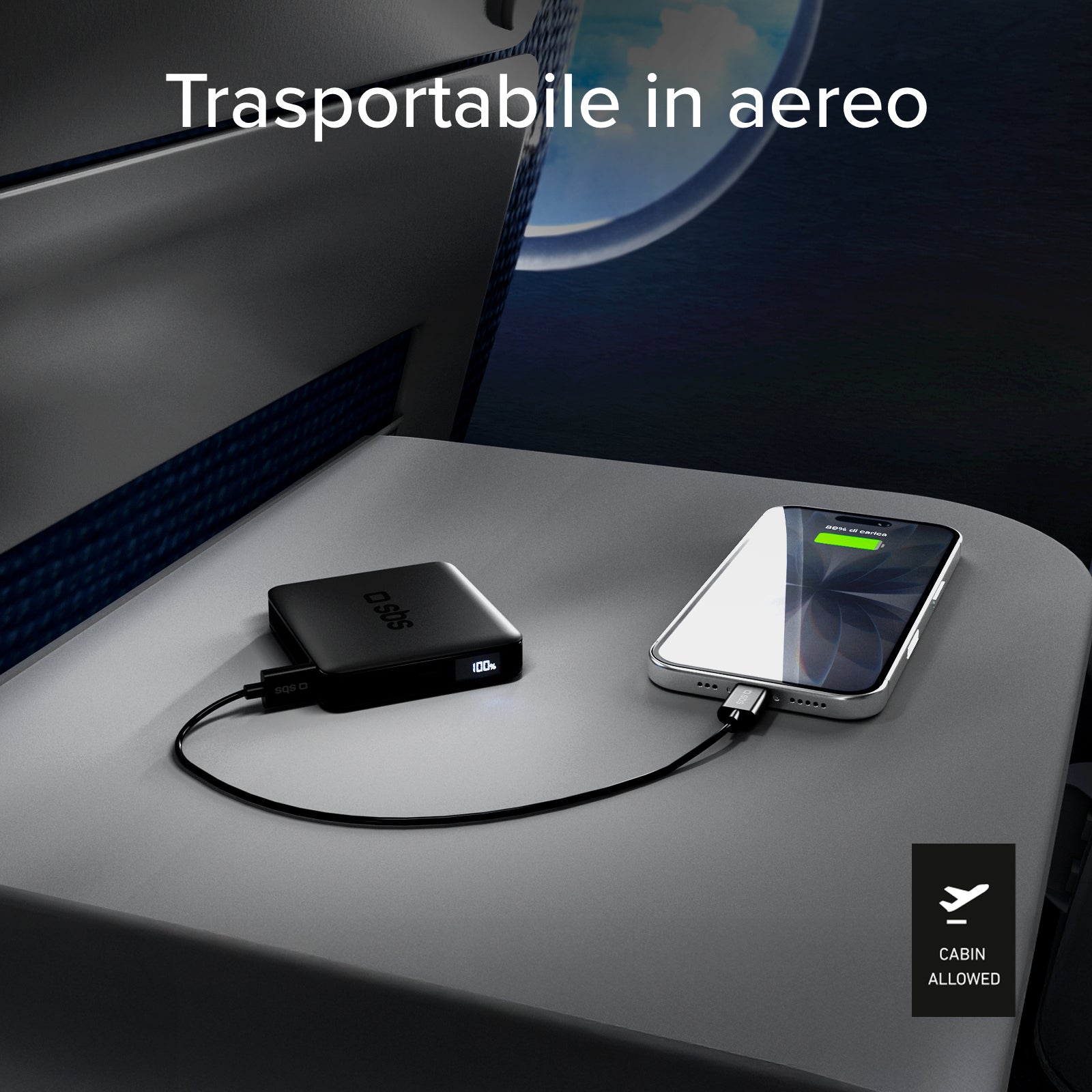 Power Bank SBS 5000 mAh – Ultracompacto y de alta densidad