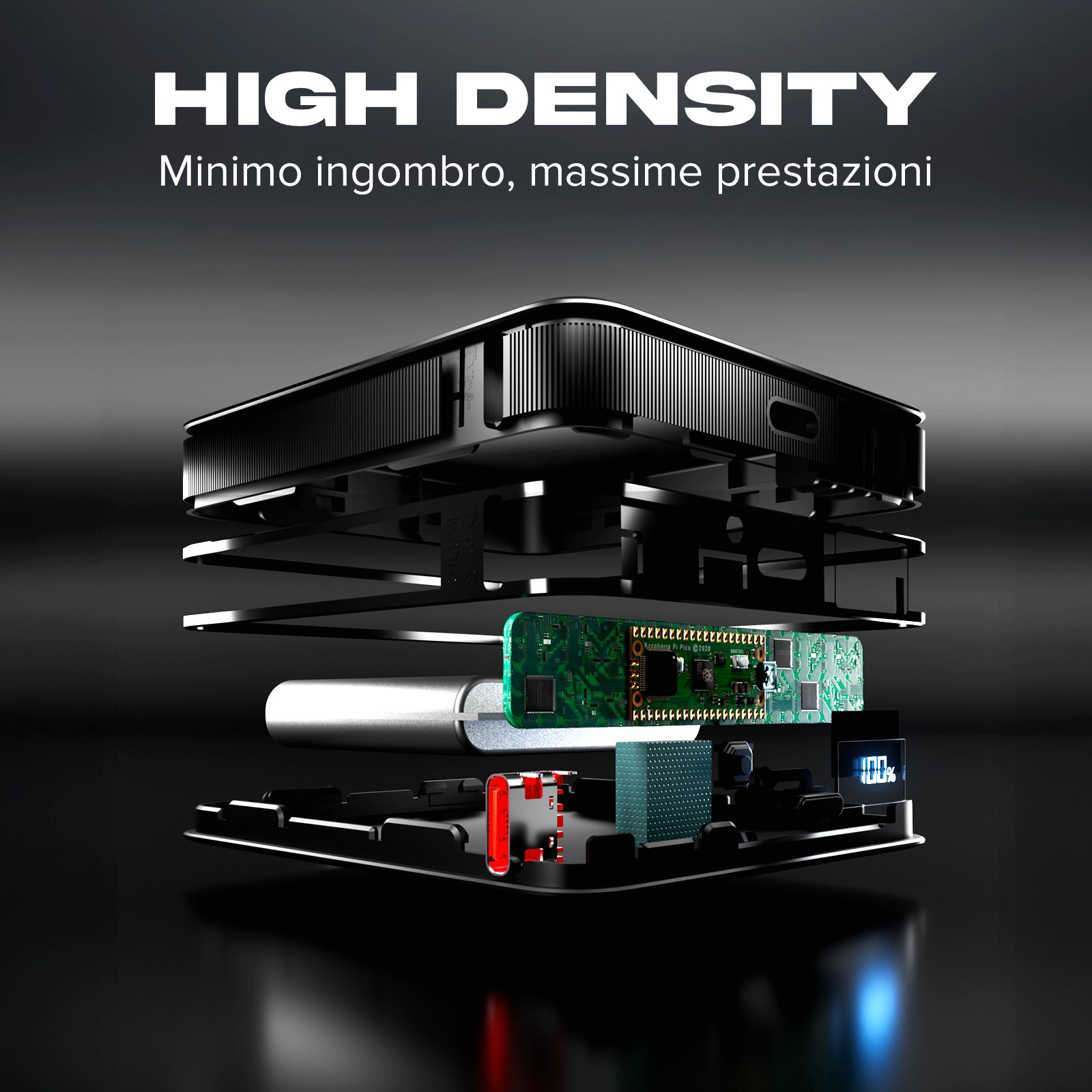 SBS 5000 mAh Powerbank – ultrakompakt, hohe Dichte