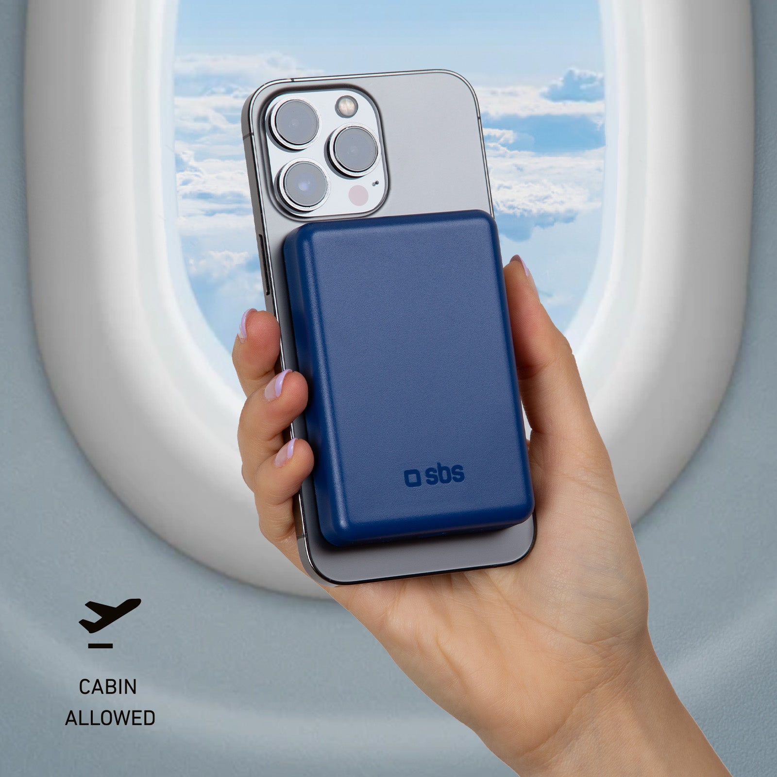 5000 mAh kabellose magnetische Powerbank