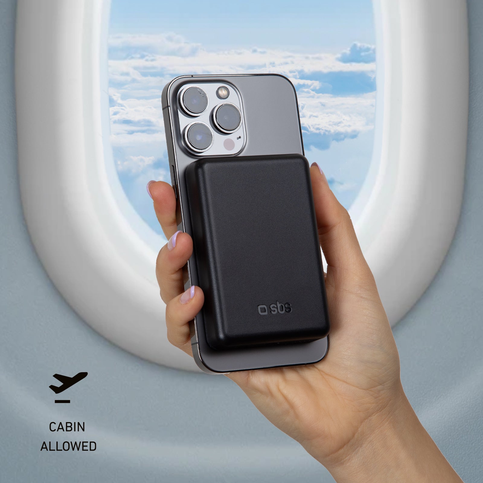 5000 mAh kabellose magnetische Powerbank