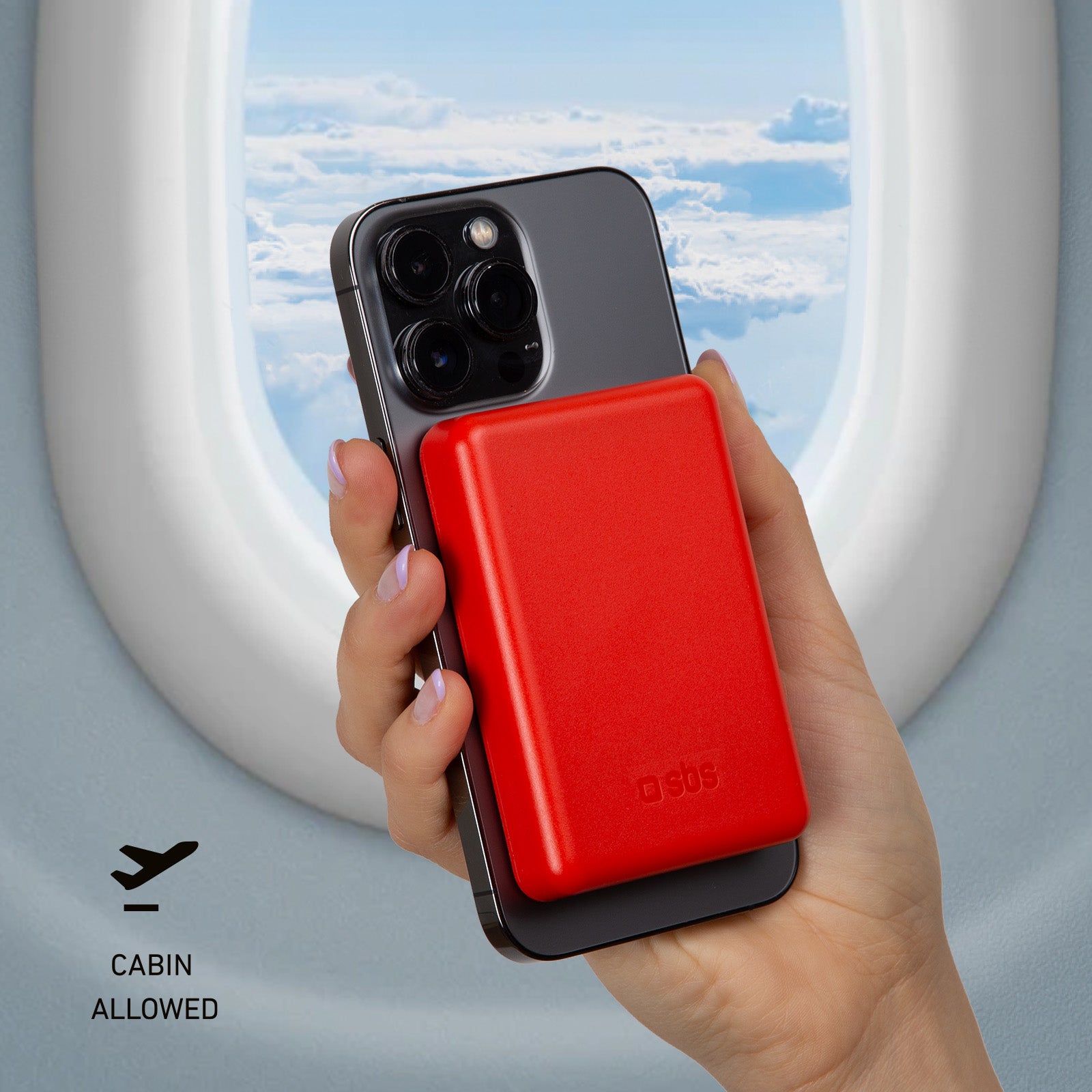 5000 mAh kabellose magnetische Powerbank