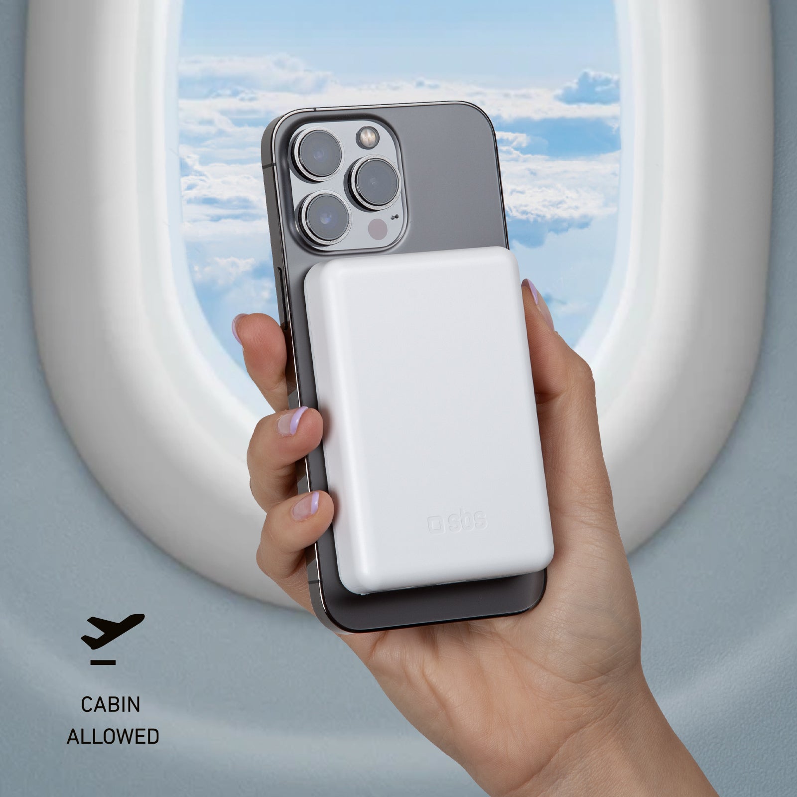 5000 mAh kabellose magnetische Powerbank