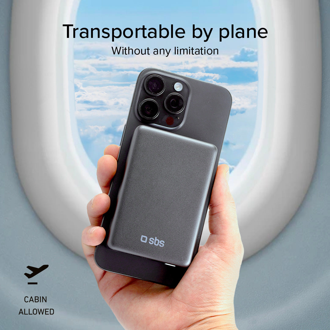 Power bank 5000 mAh compatibile con MagSafe