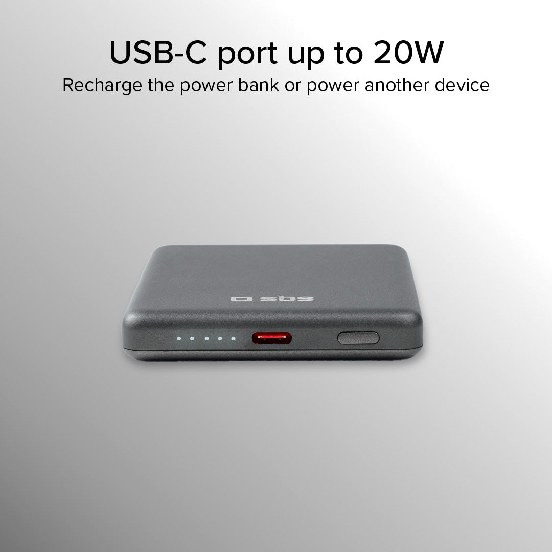 Powerbank 5000 mAh kompatibel mit MagSafe