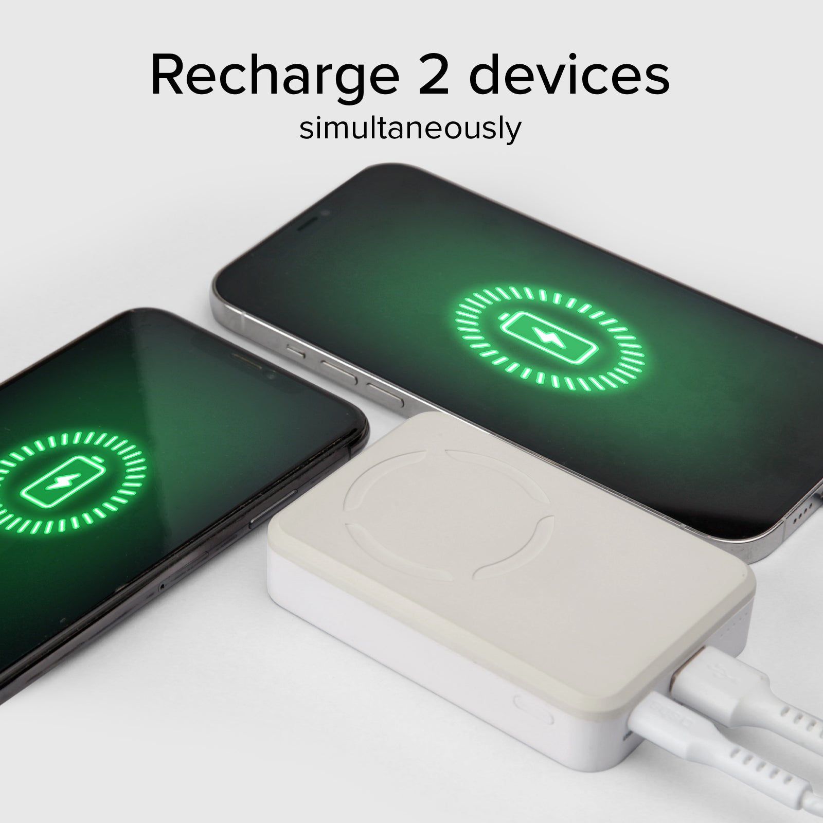 Batterie externe magnétique sans fil avec fonction de socle