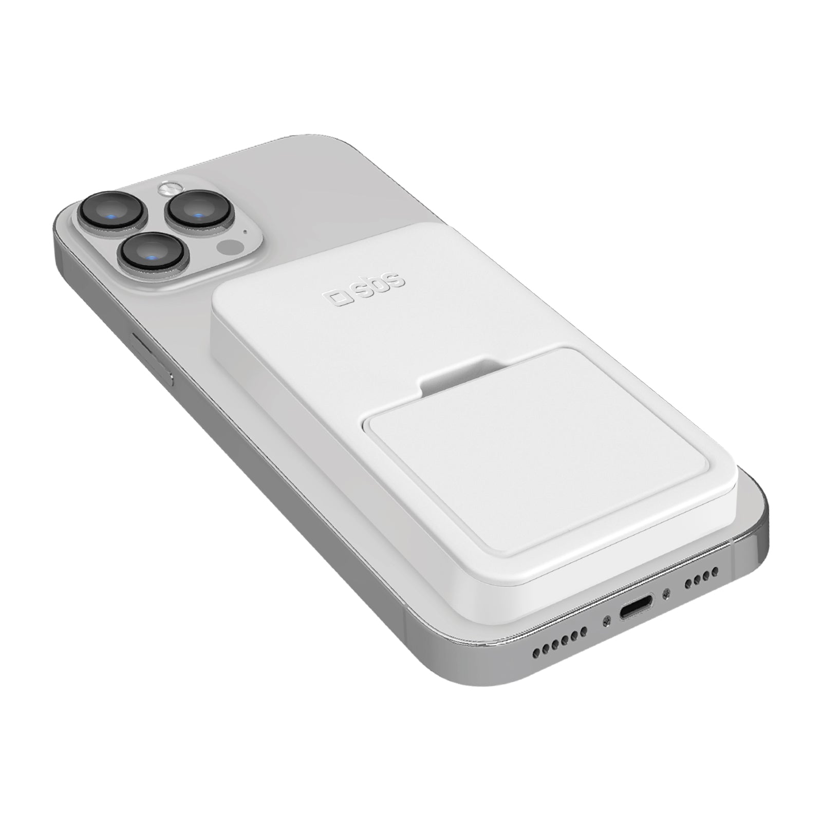 Batterie externe magnétique sans fil avec fonction de socle