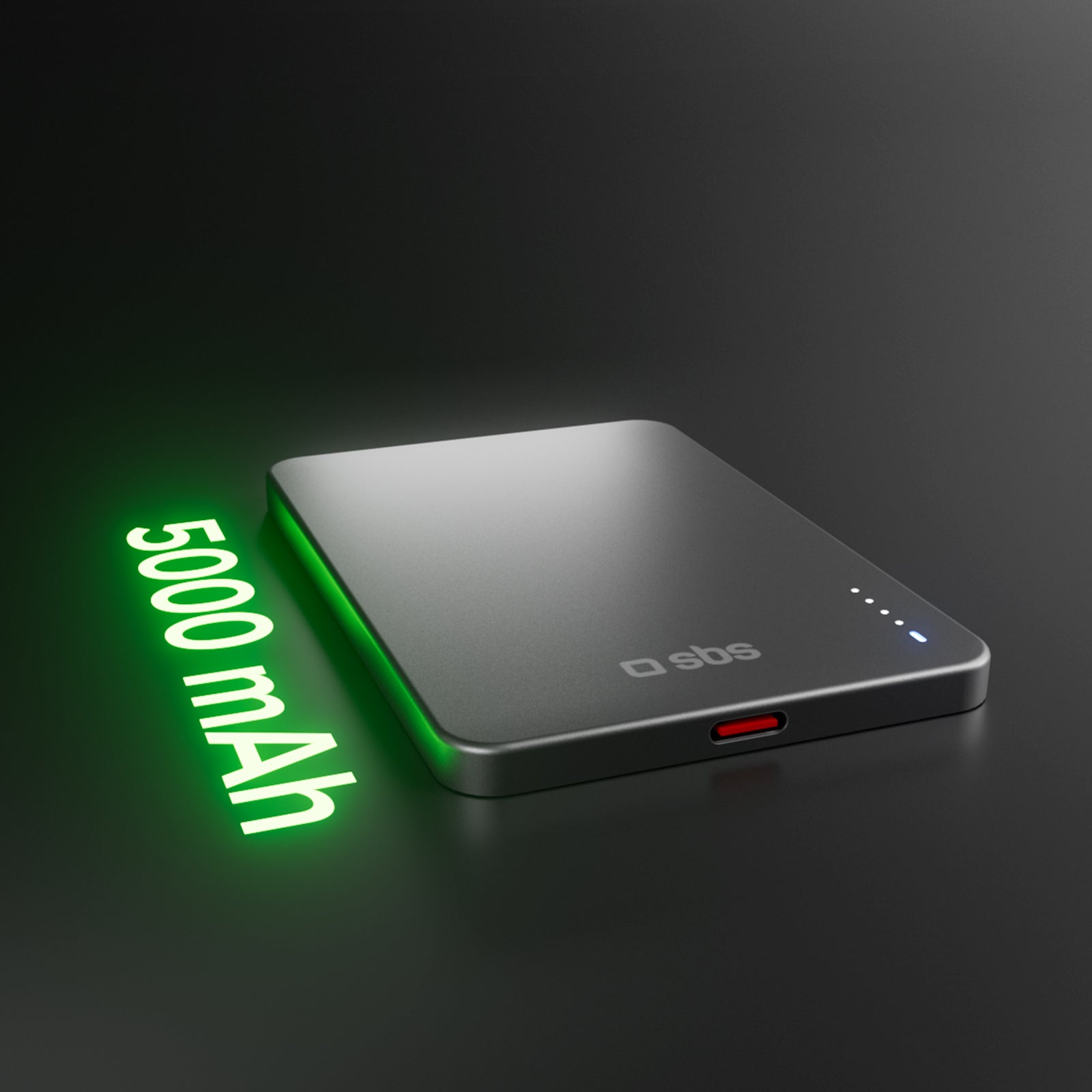 Extra-slim magnetic Power Bank 5000mAh