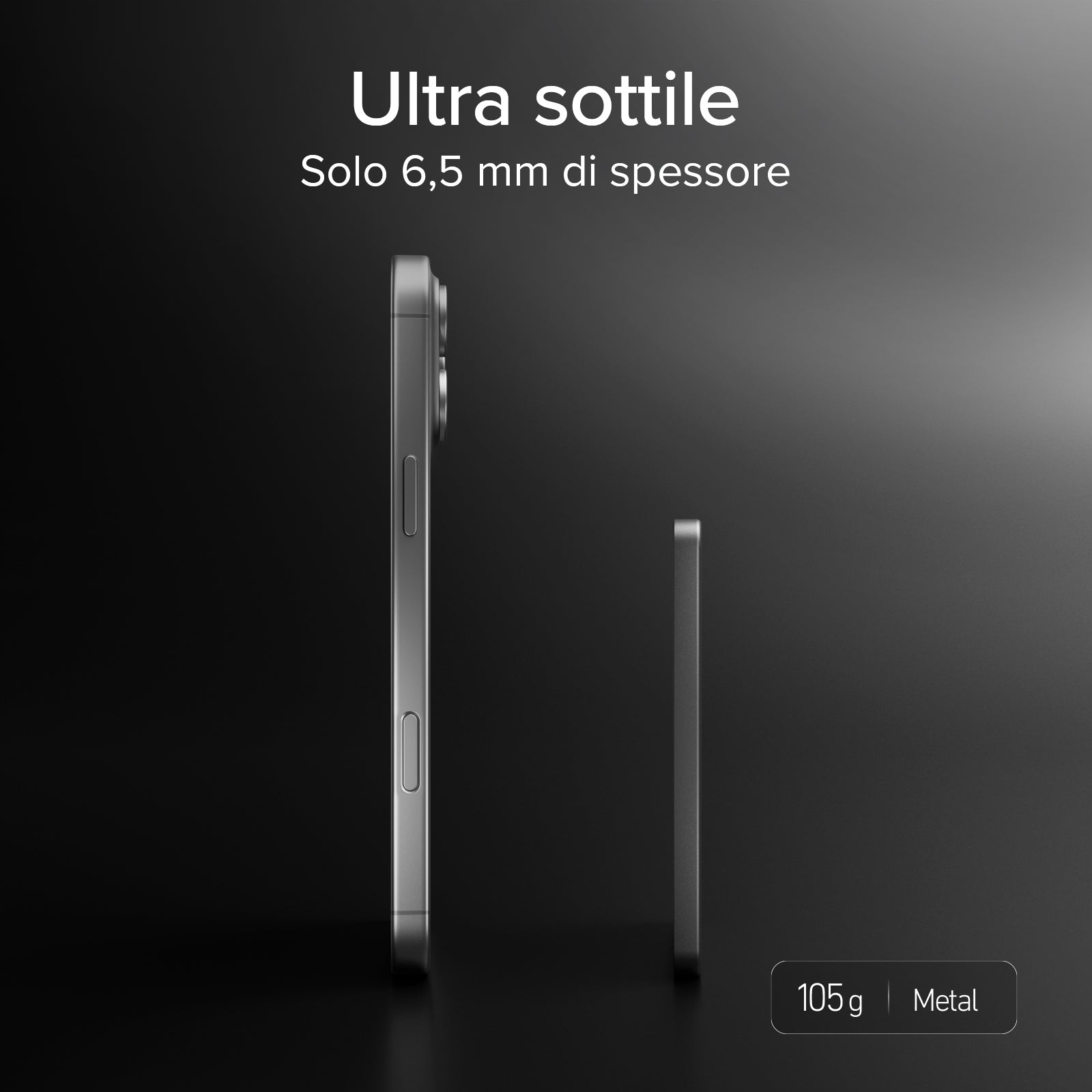 Extra-slim magnetic Power Bank 5000mAh