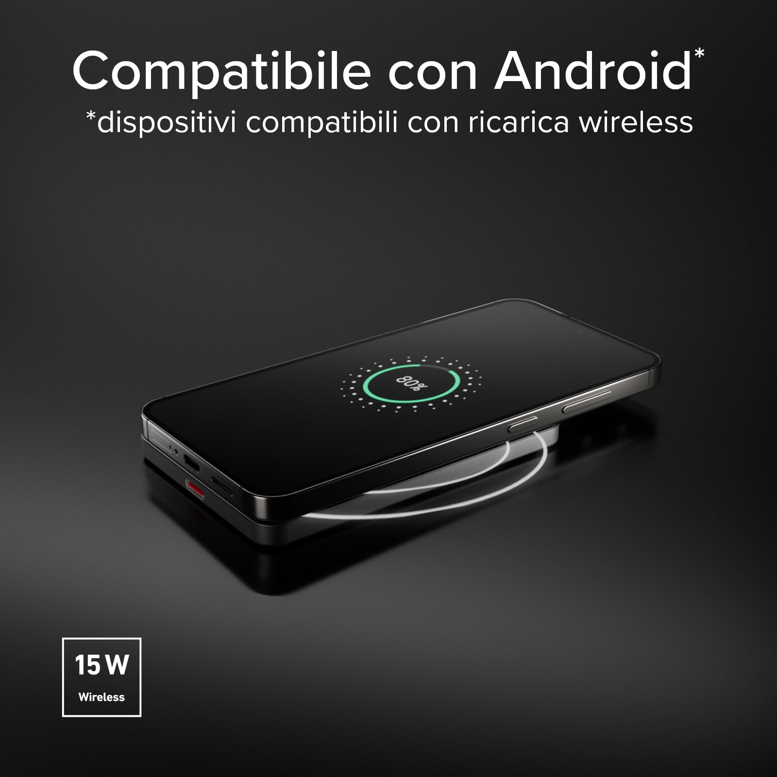 Extra-slim magnetic Power Bank 5000mAh