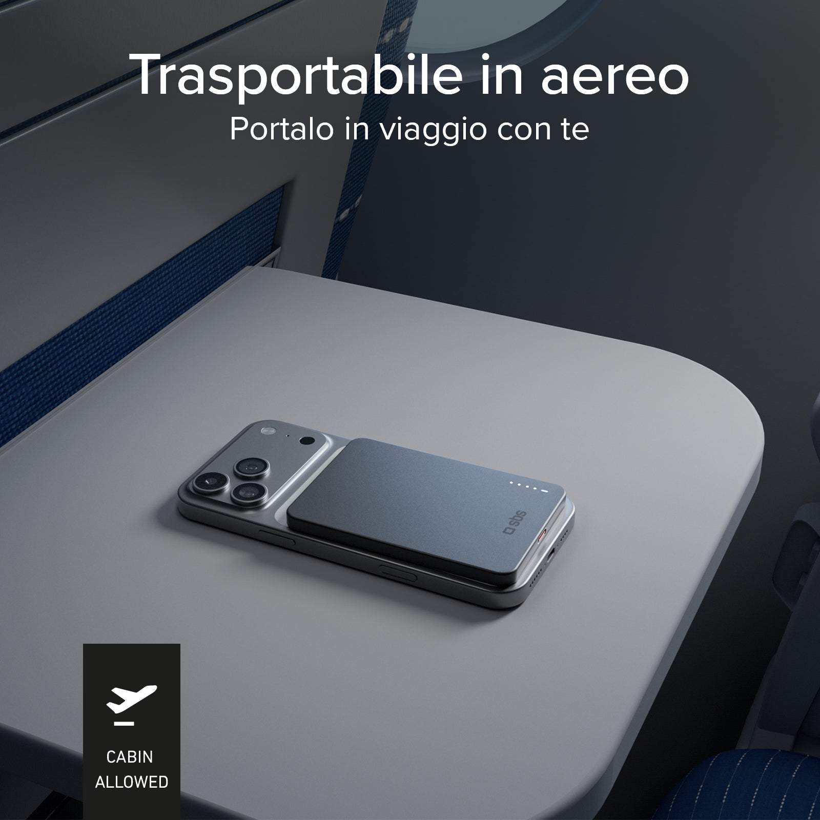 Batería externa inalámbrica magnética extra-slim 5000mAh