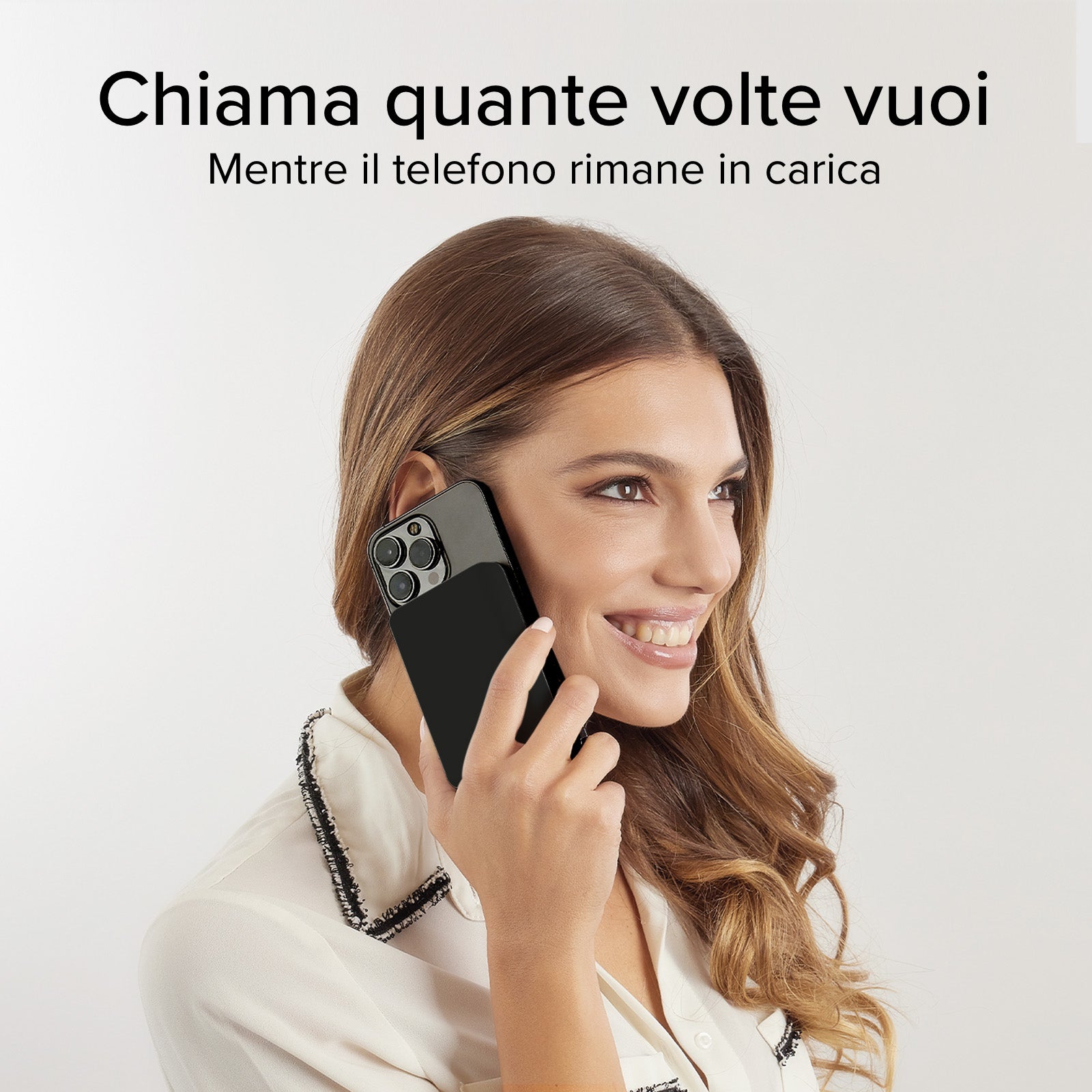 Powerbank magnetico wireless da 5000 mAh con grafene