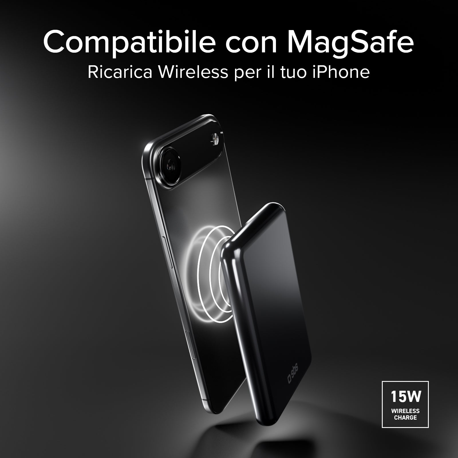 Magnetische Wireless-Powerbank 5000 mAh mit 20W Power Delivery, Aluminium, MagSafe-kompatibel