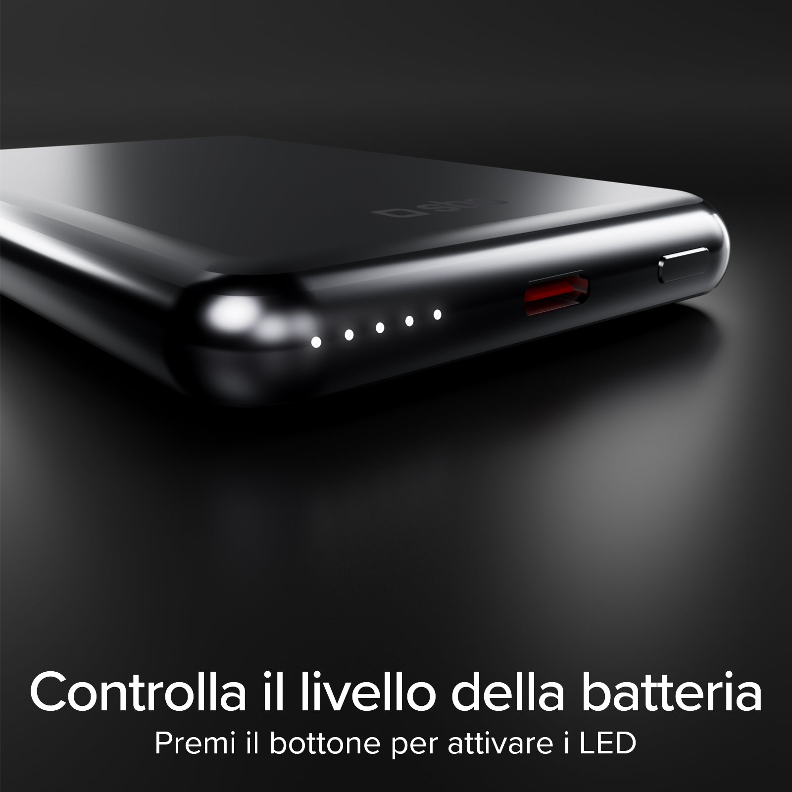 Magnetische Wireless-Powerbank 5000 mAh mit 20W Power Delivery, Aluminium, MagSafe-kompatibel