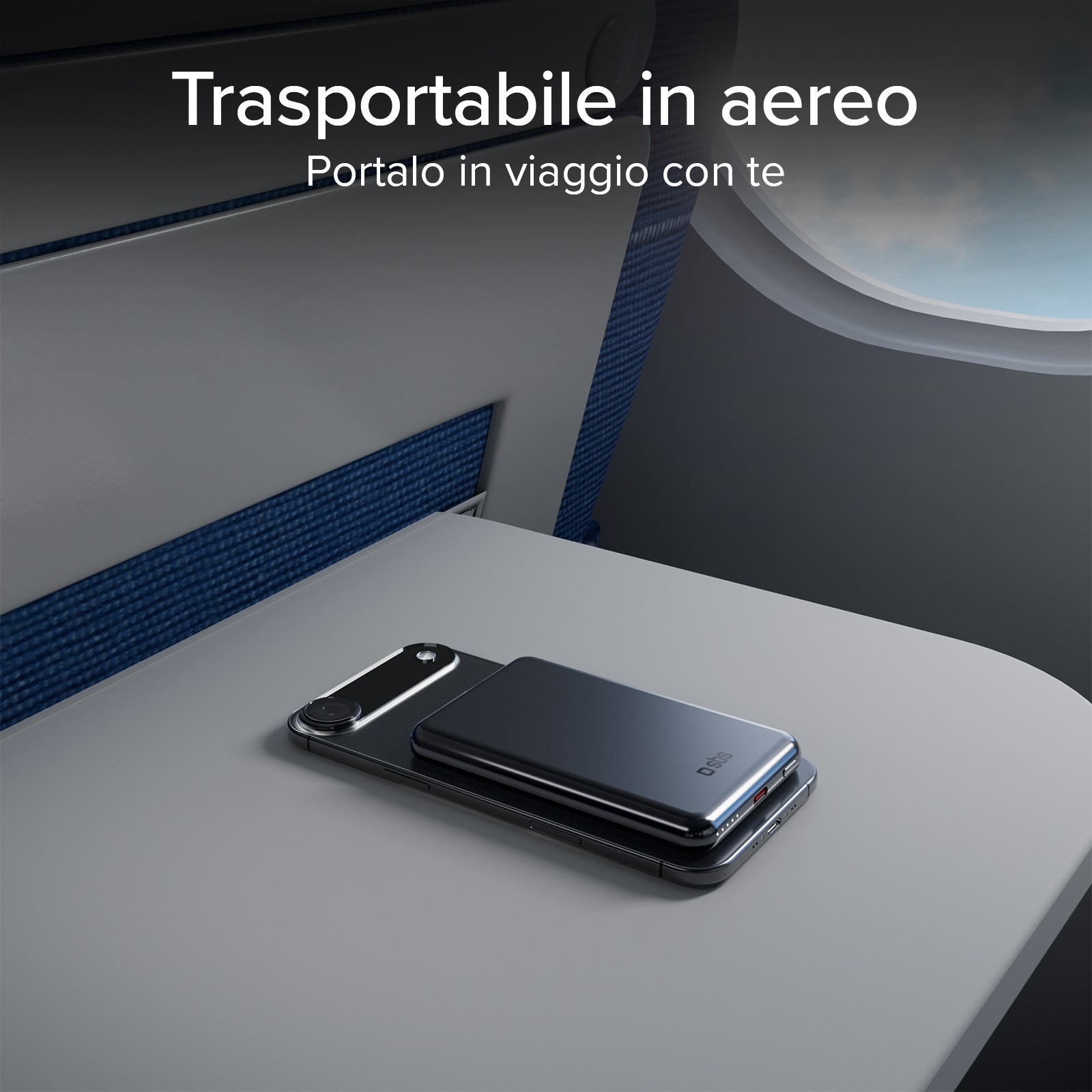 Magnetische Wireless-Powerbank 5000 mAh mit 20W Power Delivery, Aluminium, MagSafe-kompatibel