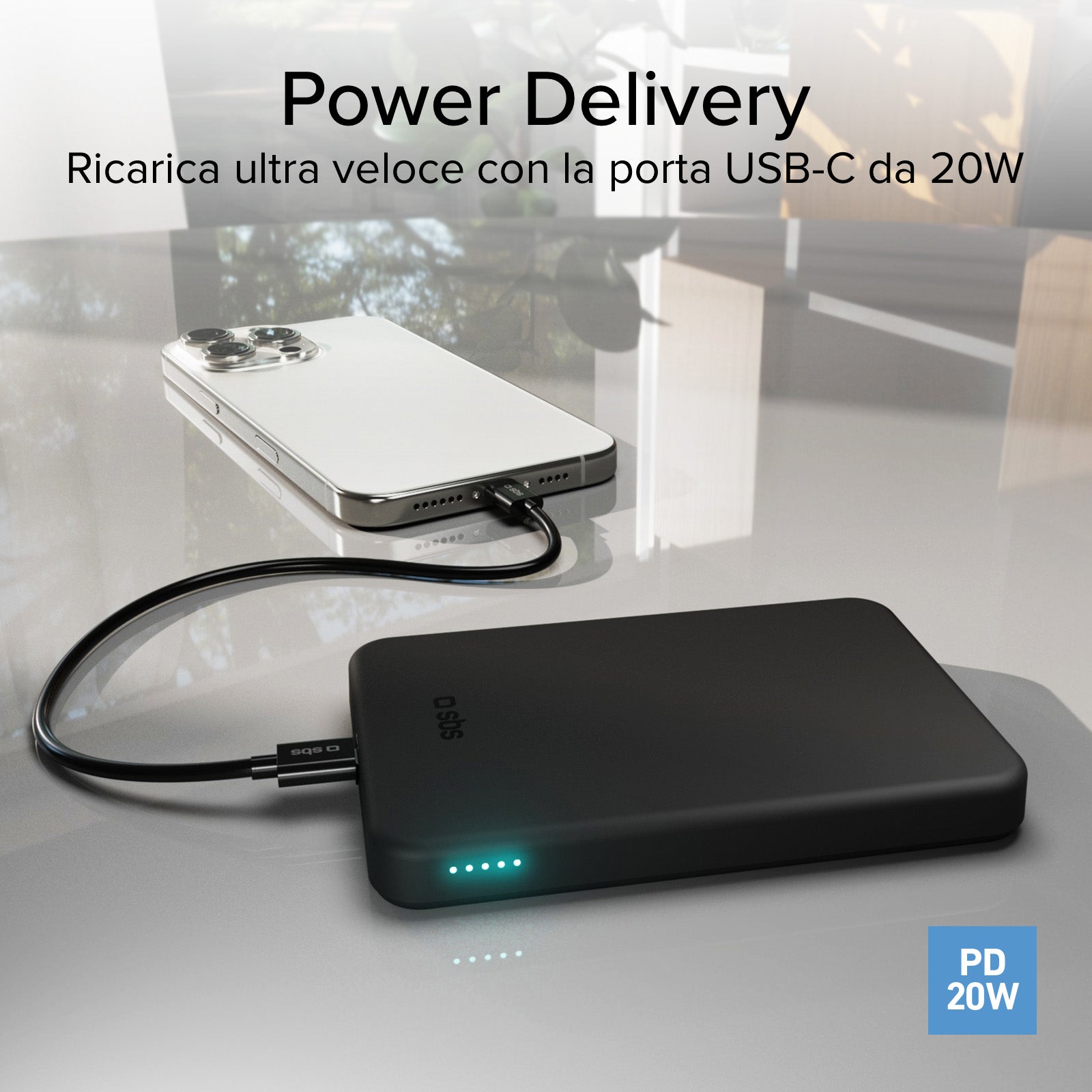 Mag Power Bank Qi2 compatibile MagSafe da 5000 mAh