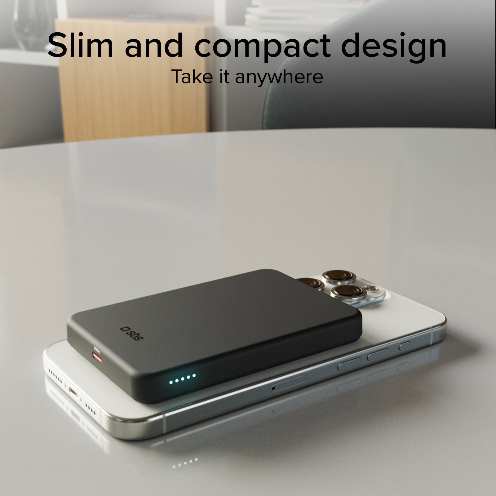 Mag Power Bank Qi2 compatibile MagSafe da 5000 mAh