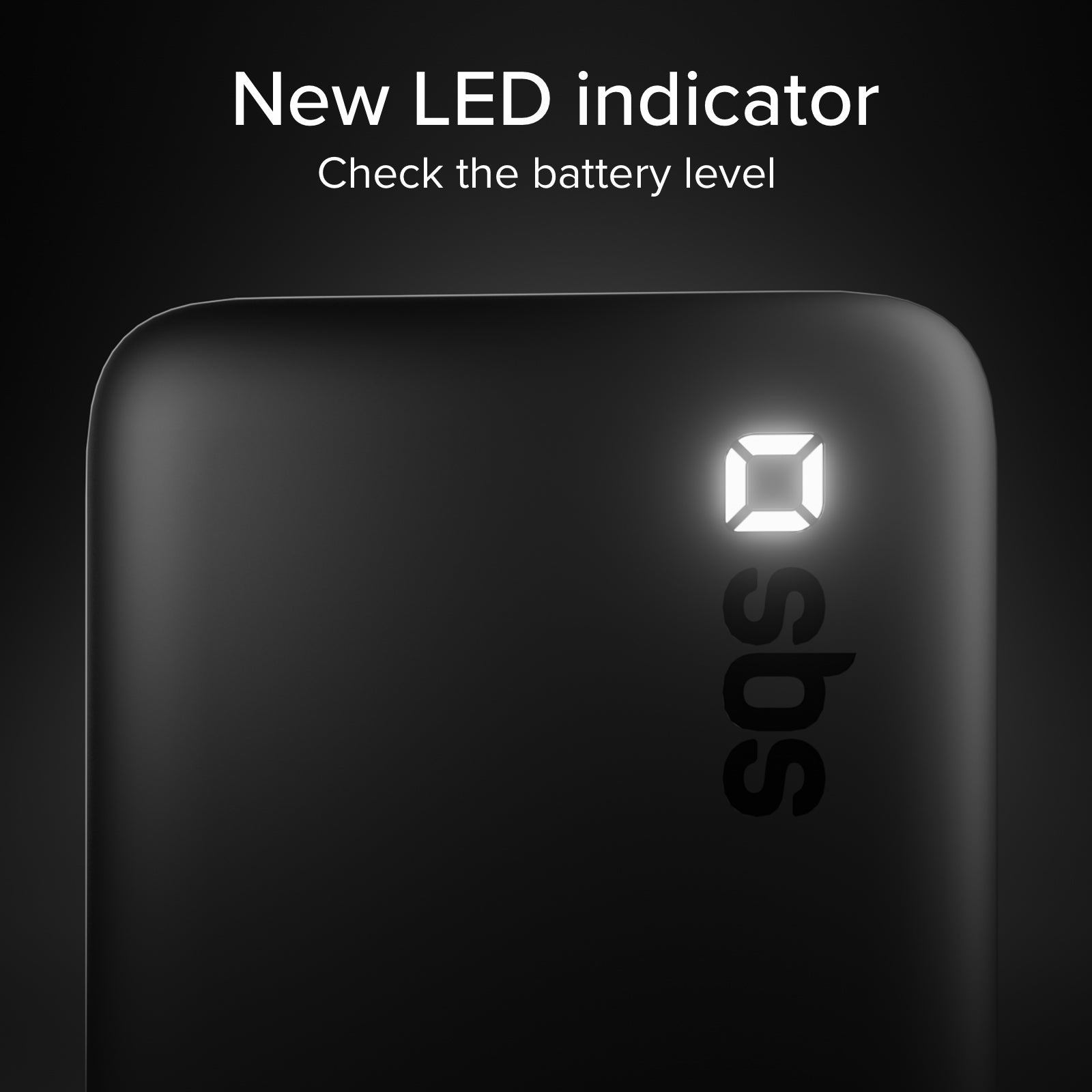 Power Bank SBS 10000 mAh High Density – Compatto con porte USB-C e USB-A