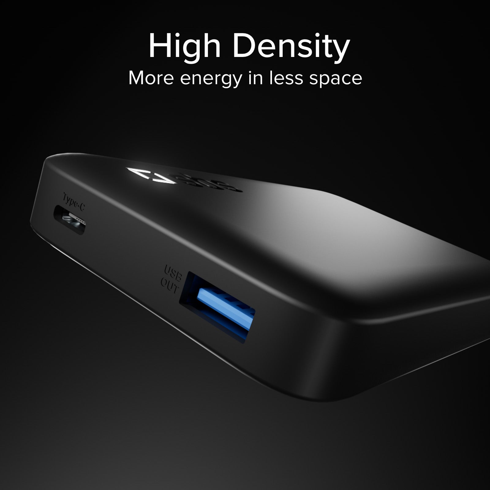 Powerbank SBS 10000 mAh High Density – Kompakt mit USB-C- und USB-A-Anschlüssen