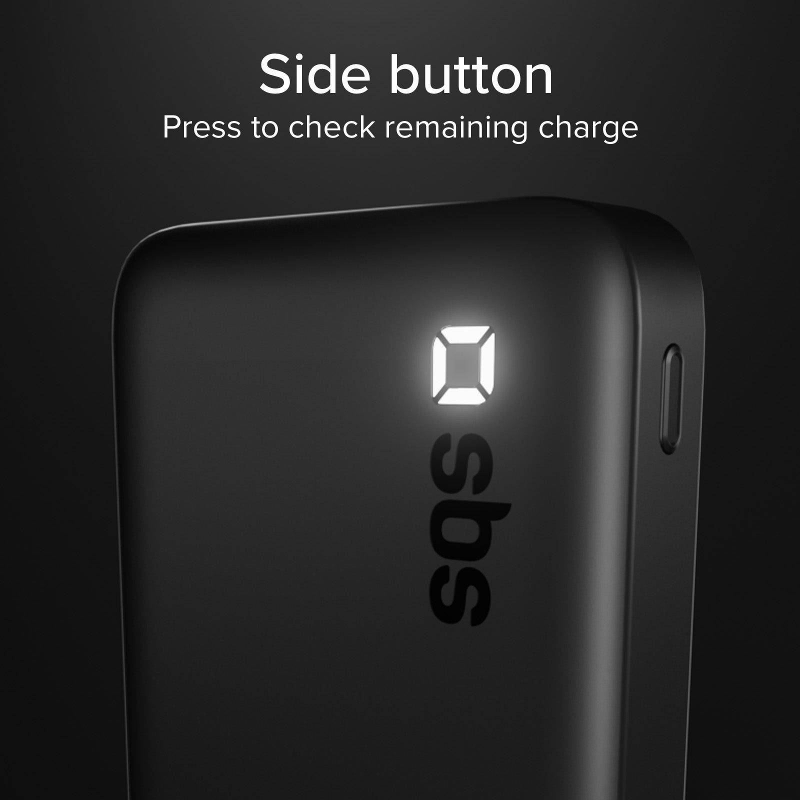 Power Bank SBS 10000 mAh High Density – Compatto con porte USB-C e USB-A