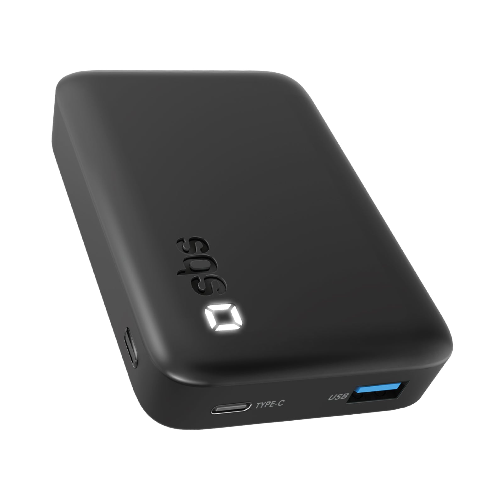 Power Bank SBS 10000 mAh High Density – Compatto con porte USB-C e USB-A
