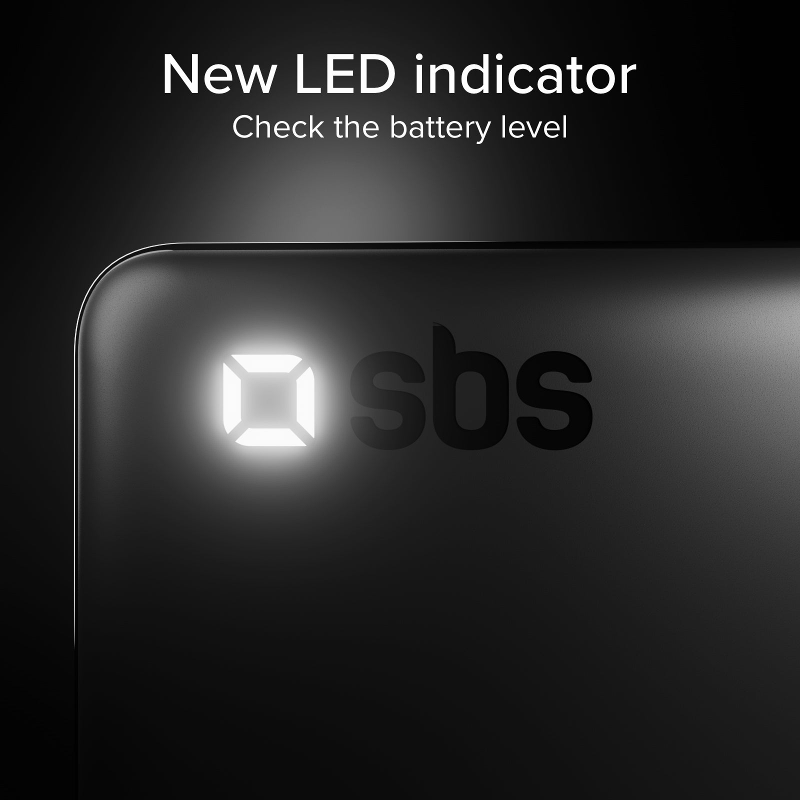 10000 mAh Power Bank with retractable USB-C cable and fast charging