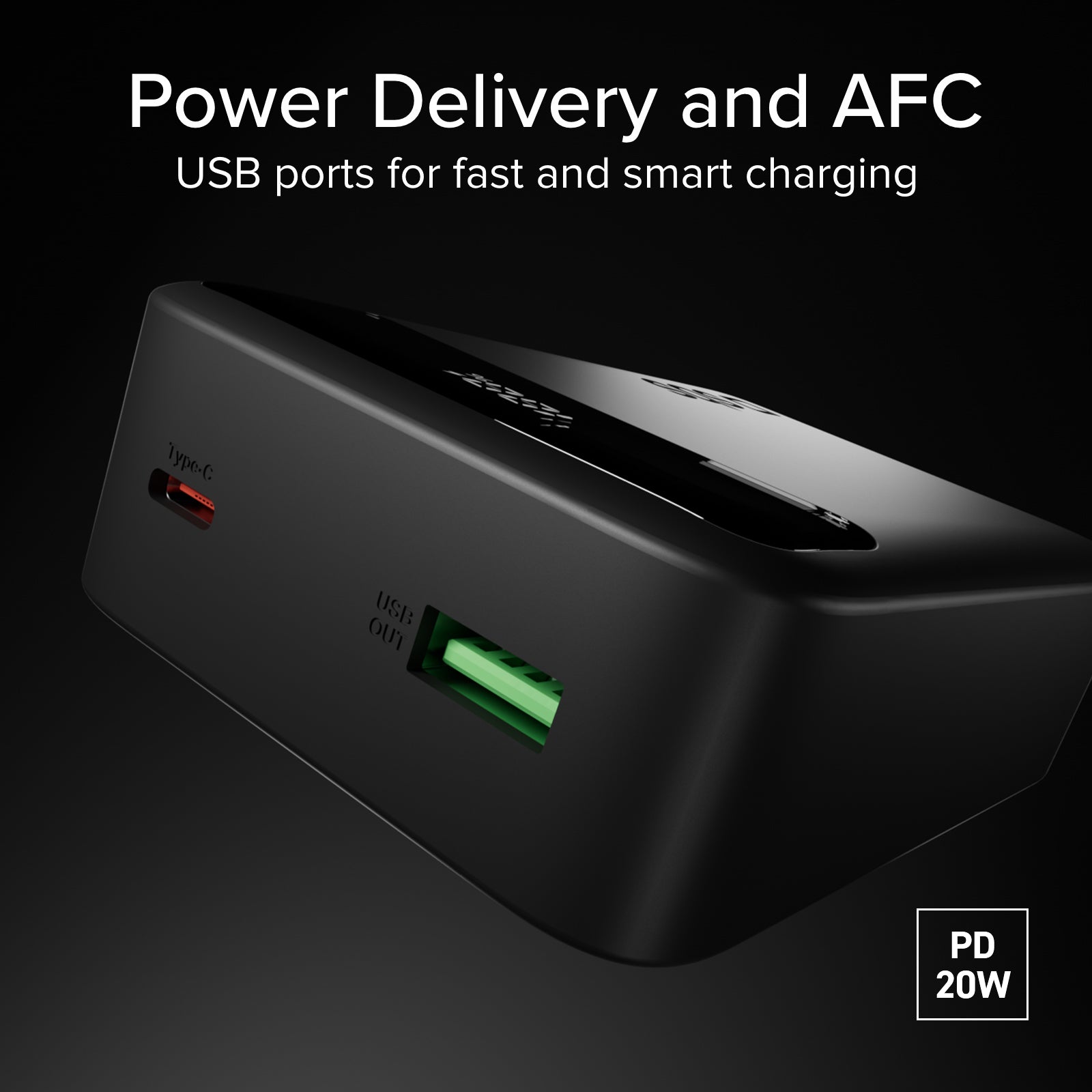 Power bank compatto 20000mah con display e ricarica rapida 20w USB-C e USB-A