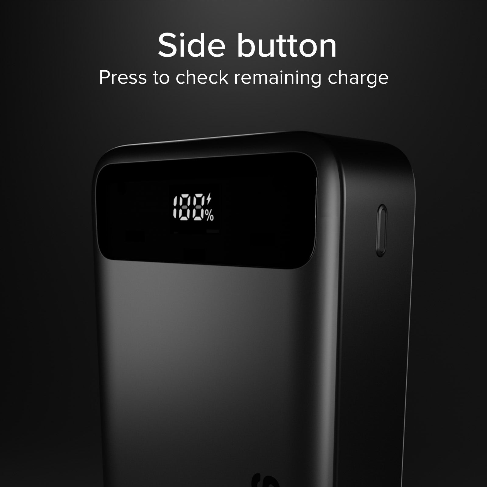 Kompakte Powerbank mit 20.000 mAh, Display und Schnellladefunktion mit 20 W über USB-C und USB-A