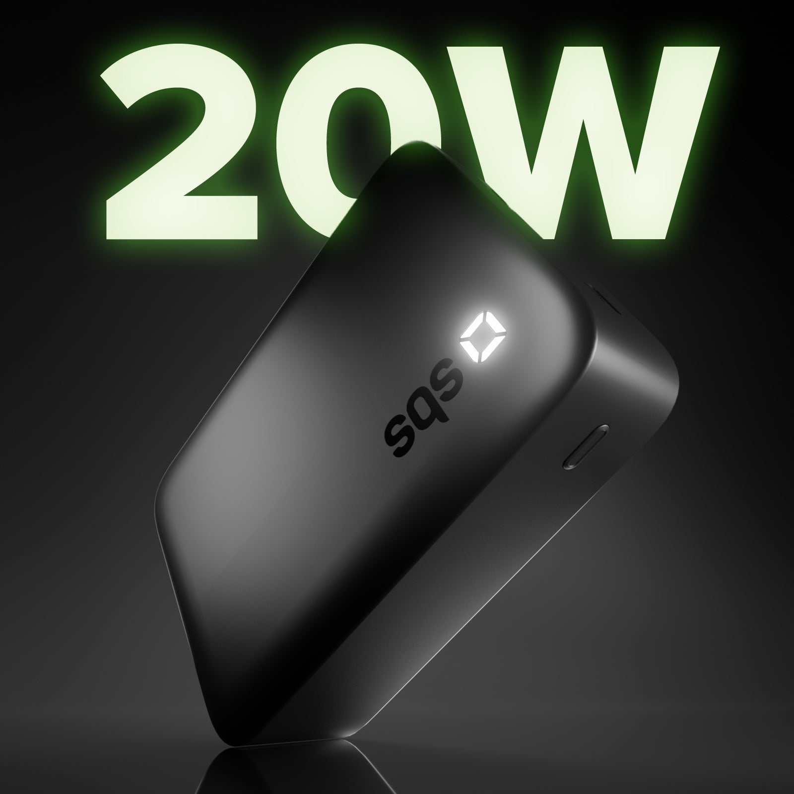 20000 mAh High Density Power Bank with PD and dual USB ports