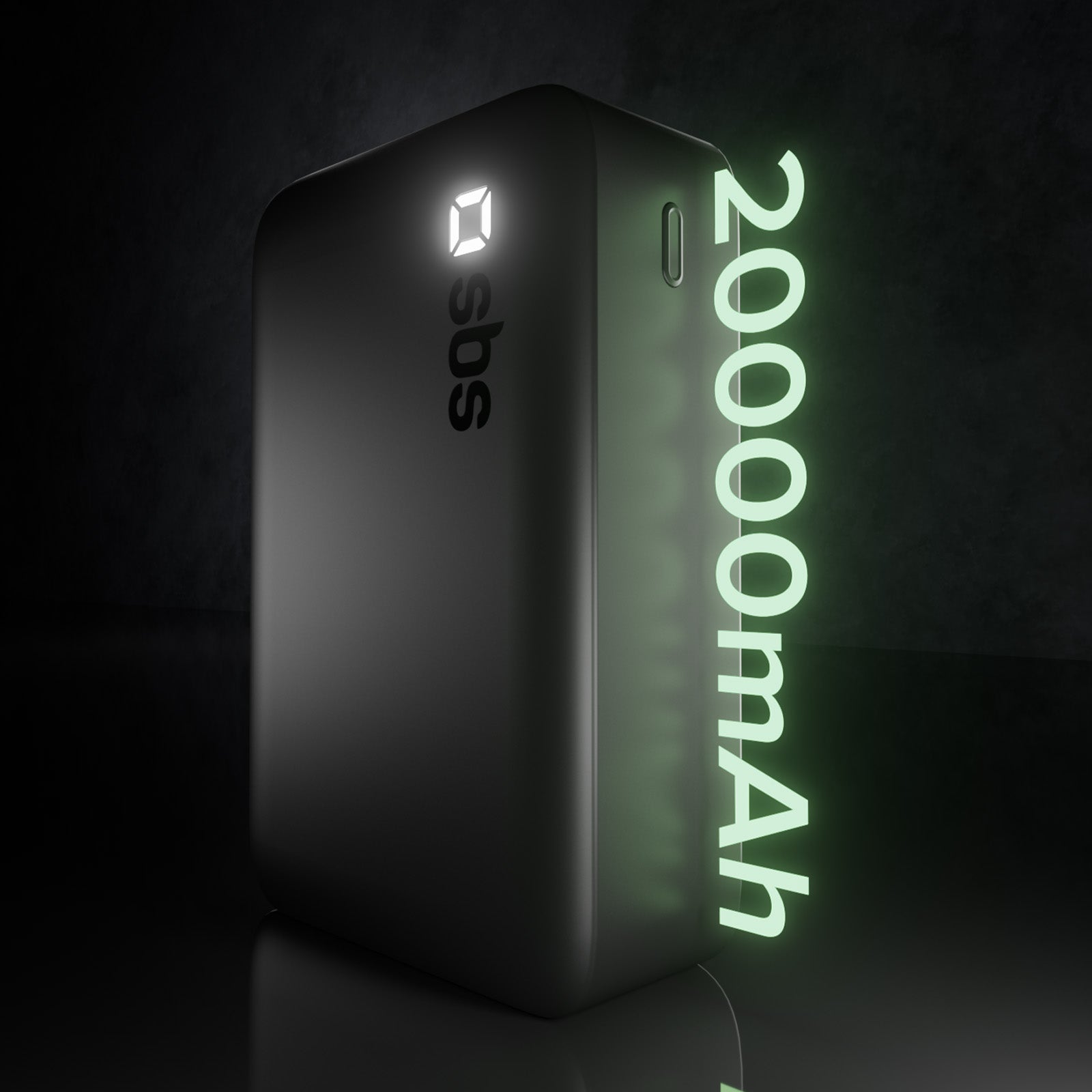 20000 mAh High Density Power Bank with PD and dual USB ports