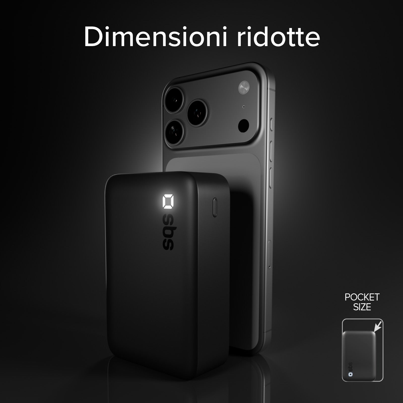 20000 mAh High Density Power Bank with PD and dual USB ports