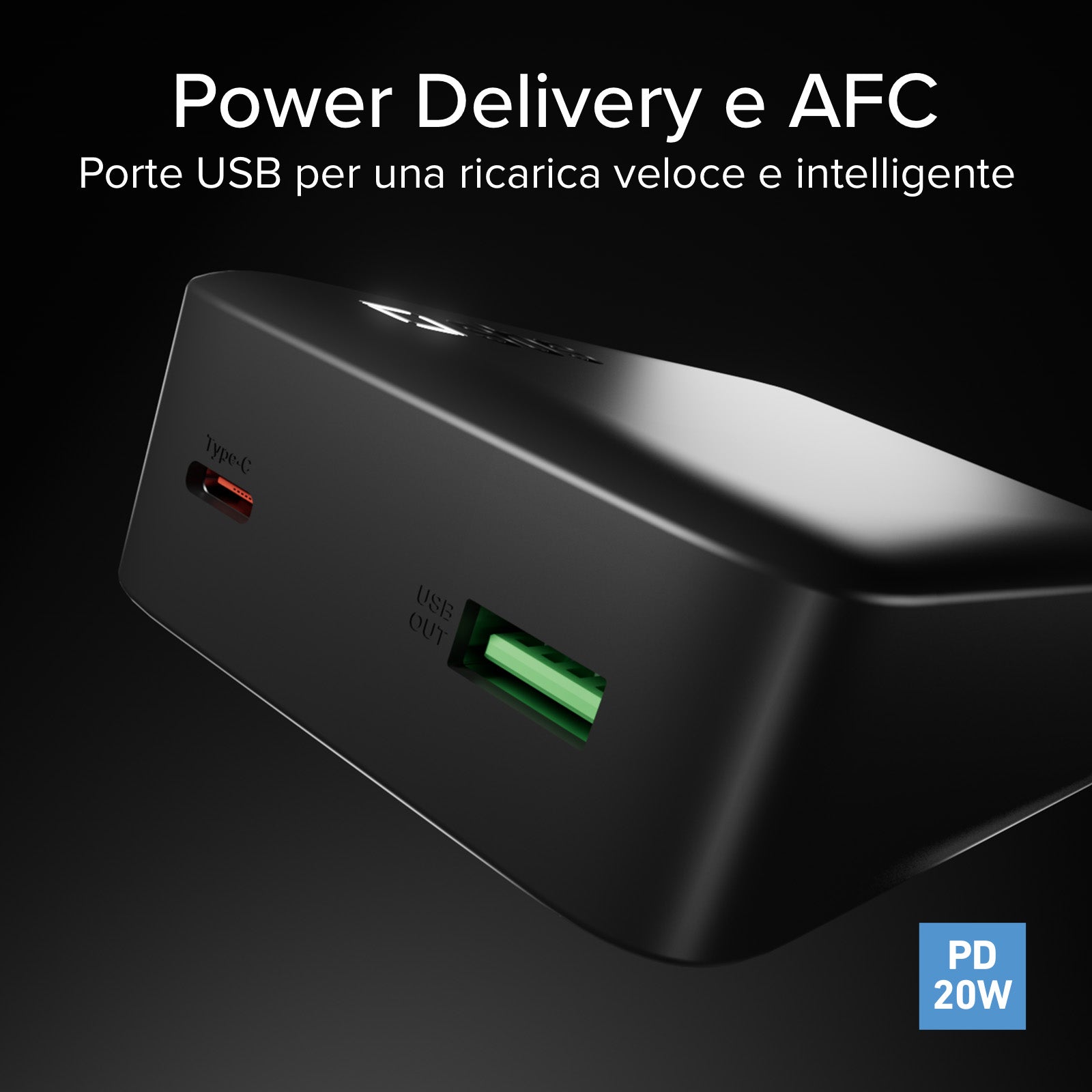 20000 mAh High Density Power Bank with PD and dual USB ports