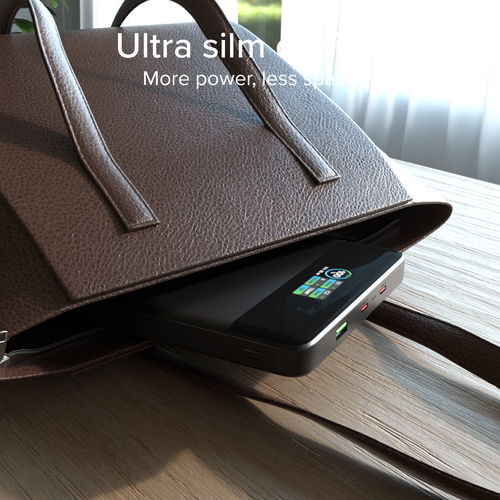 Batterie externe 20 000 mah avec écran LCD et recharge d'ordinateur portable 100 W