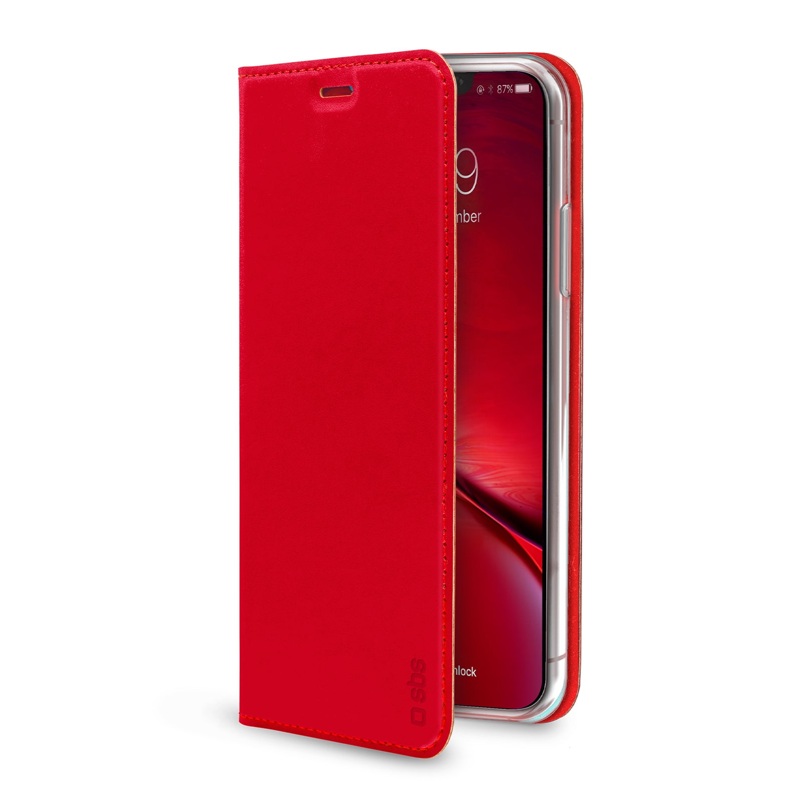 Book-style case with card holder pockets for iPhone XR