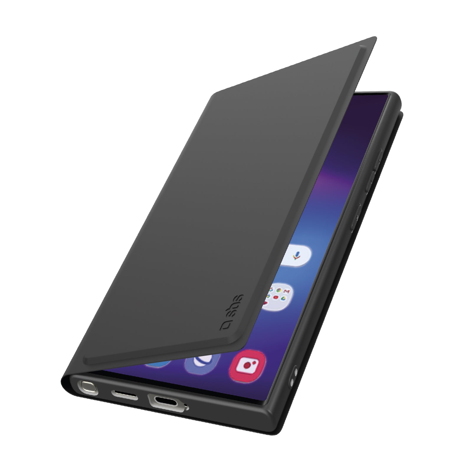 Book-style case with card holder pockets for Samsung Galaxy S24 Ultra