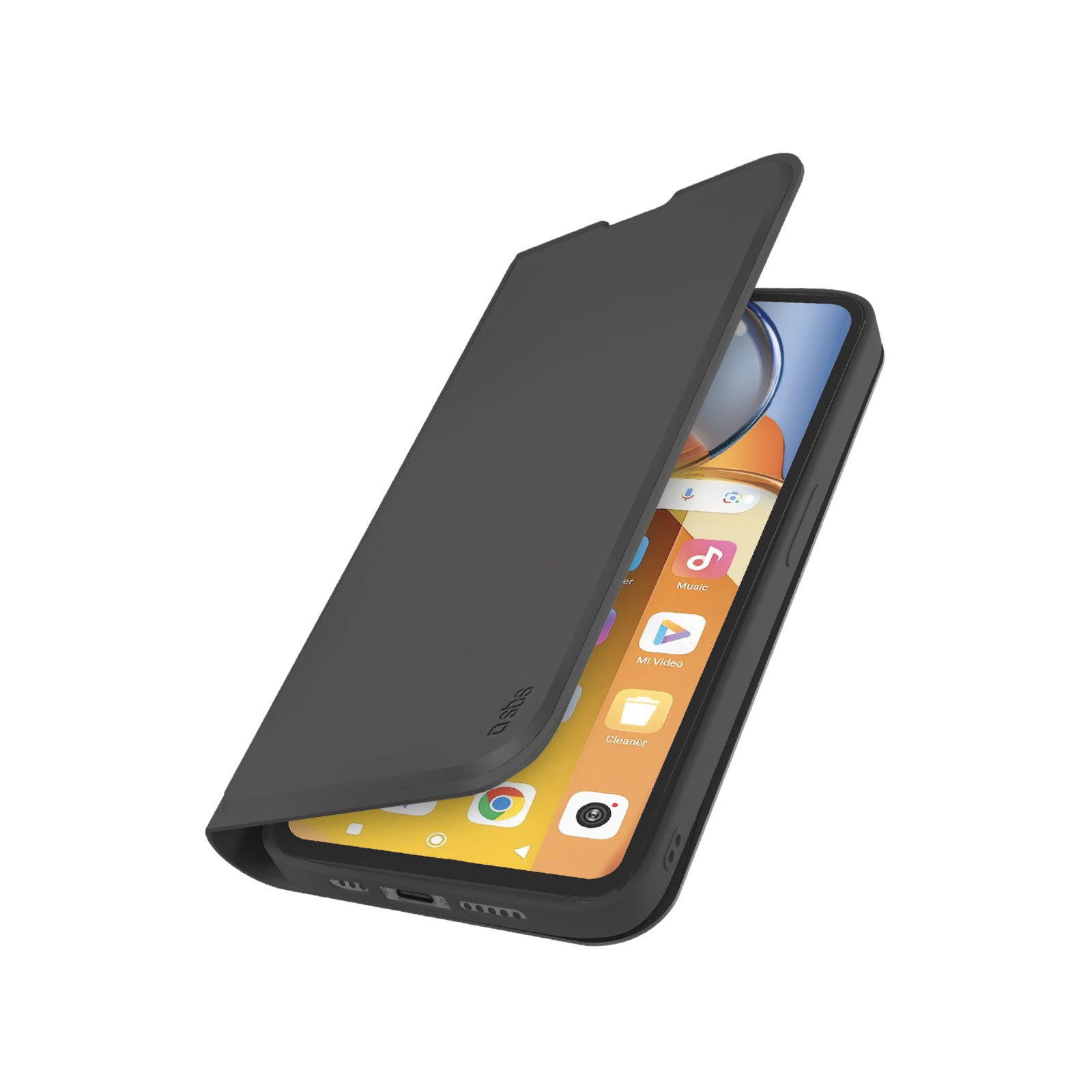 Custodia a libro con supporto stand e superficie soft touch per Xiaomi Redmi 13C