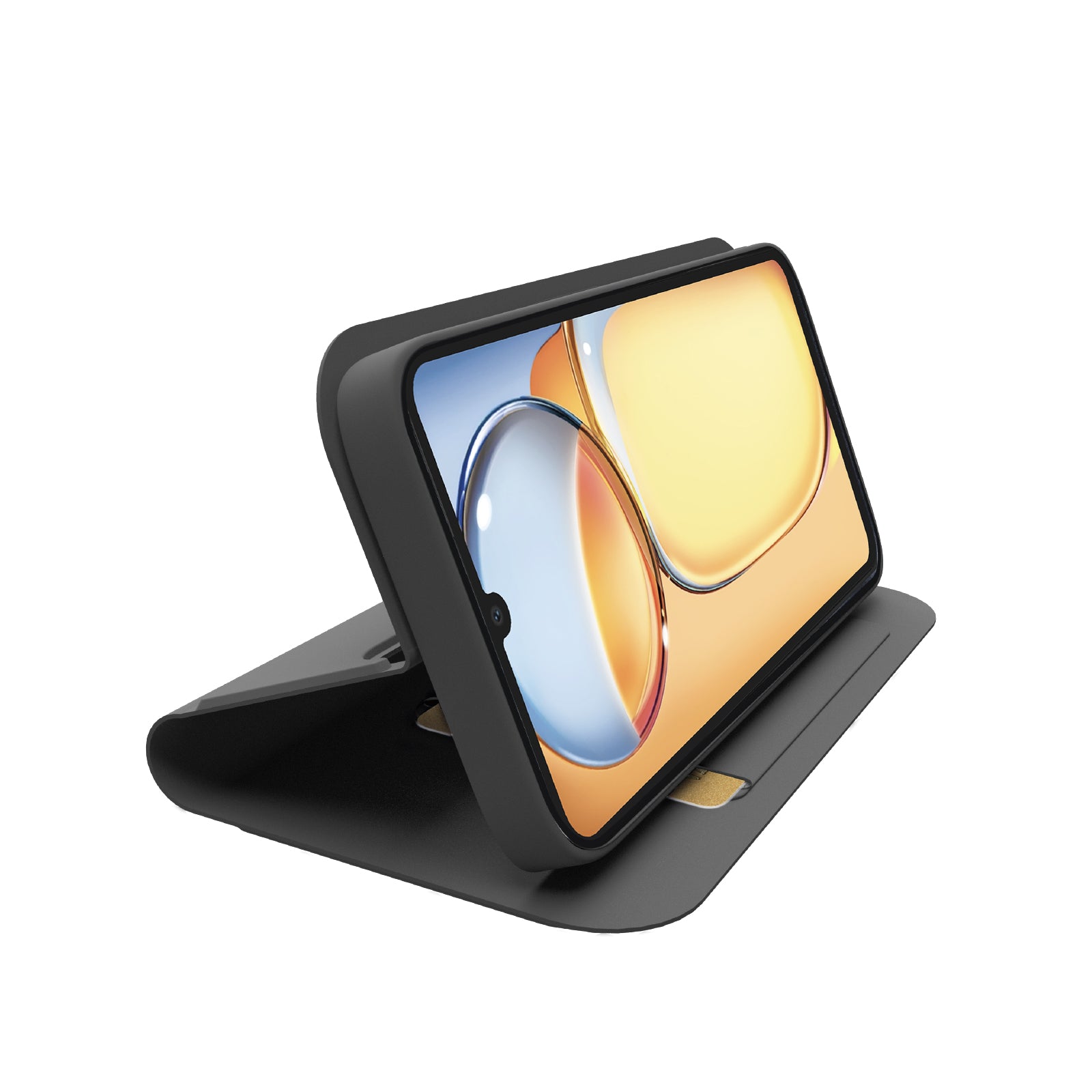 Custodia a libro con supporto stand e superficie soft touch per Xiaomi Redmi 13C
