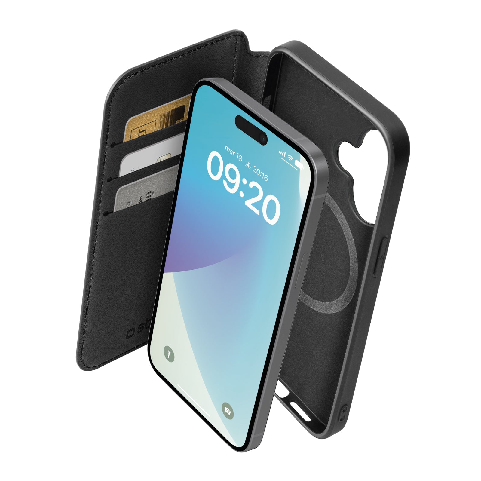 Custodia Book compatibile con MagSafe per iPhone 16 Plus