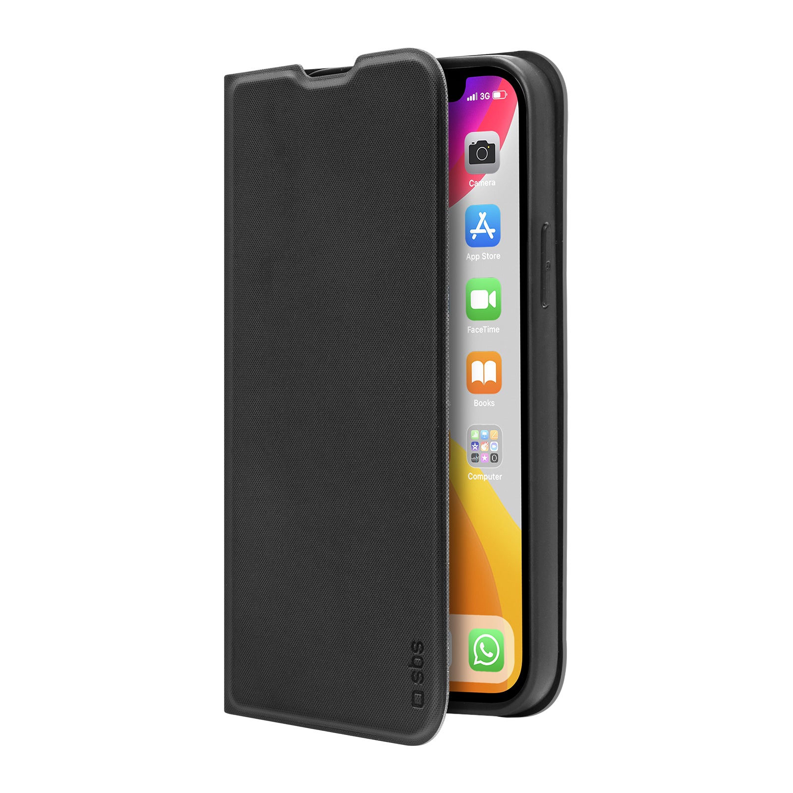 Custodia Book Wallet Tech per iPhone 12 Mini
