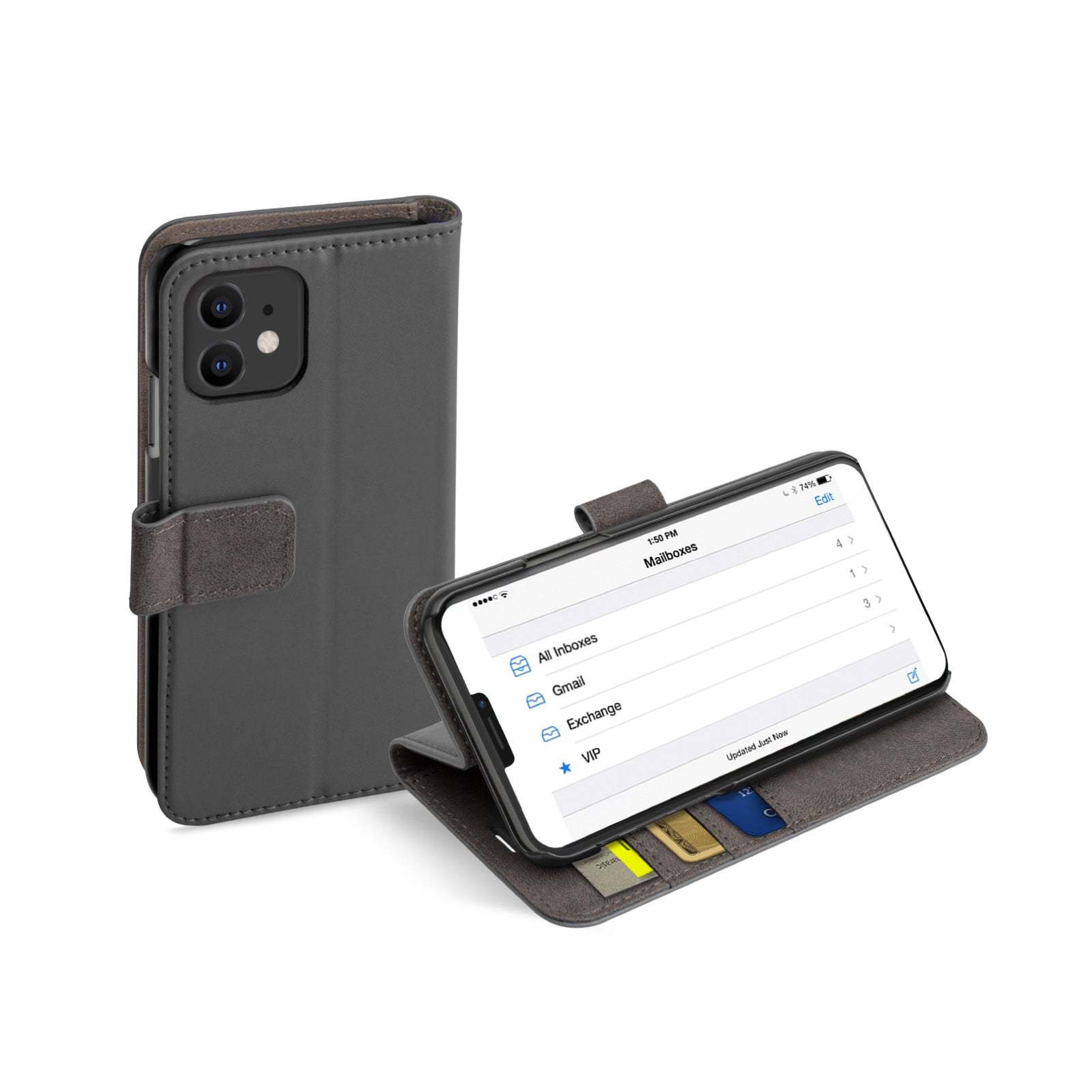 Funda Book Wallet con función soporte para iPhone 12 Mini