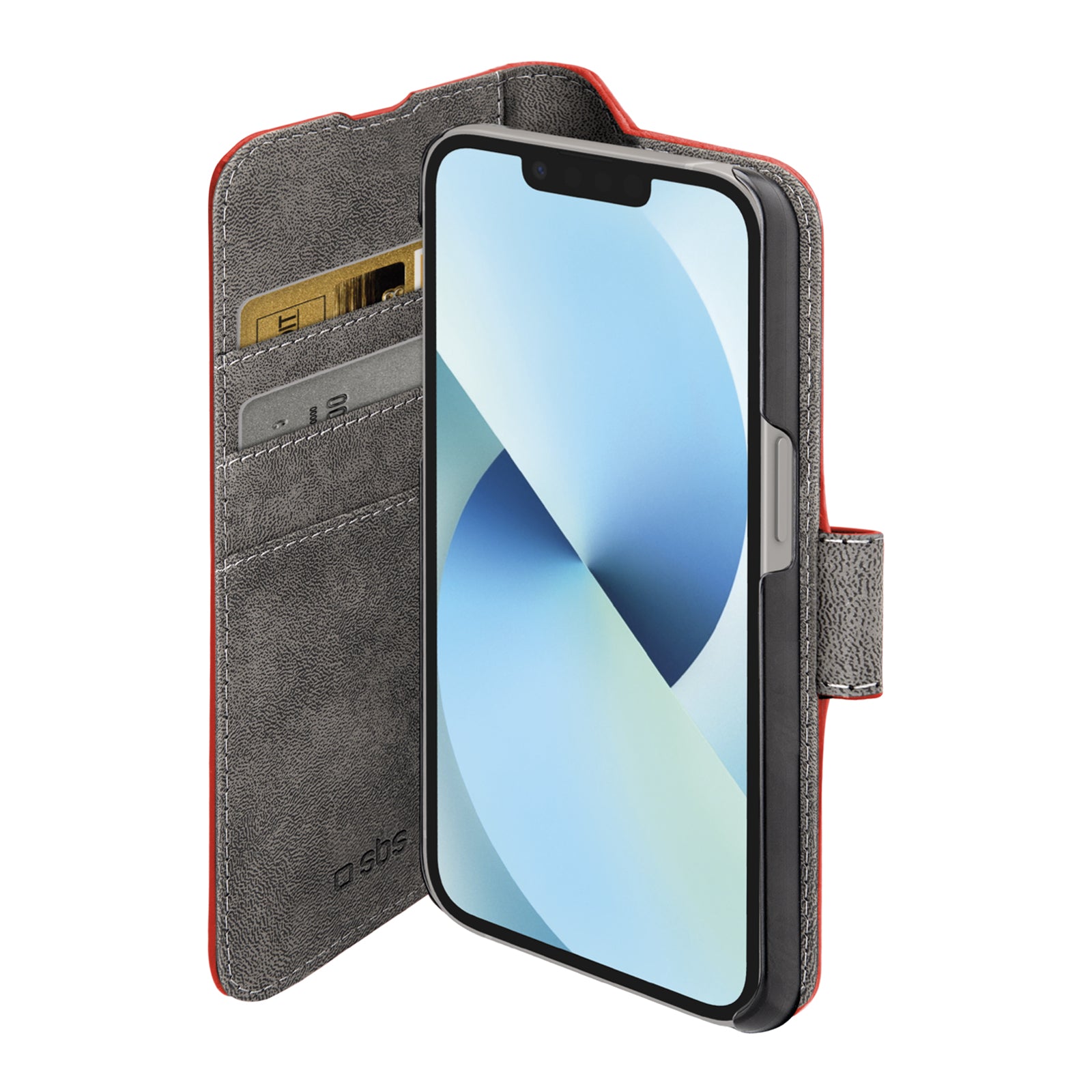 Book Case Wallet für iPhone 14/13 mit Standfunktion