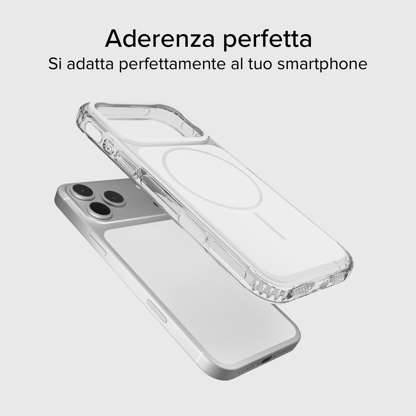 MagSafe compatible magnetic case with shockproof corners for iPhone 18 Pro/17 Pro