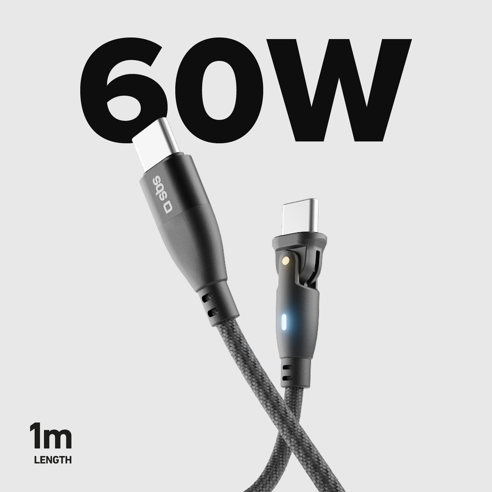Flexi USB-C 2.0 giratorio de 60 W