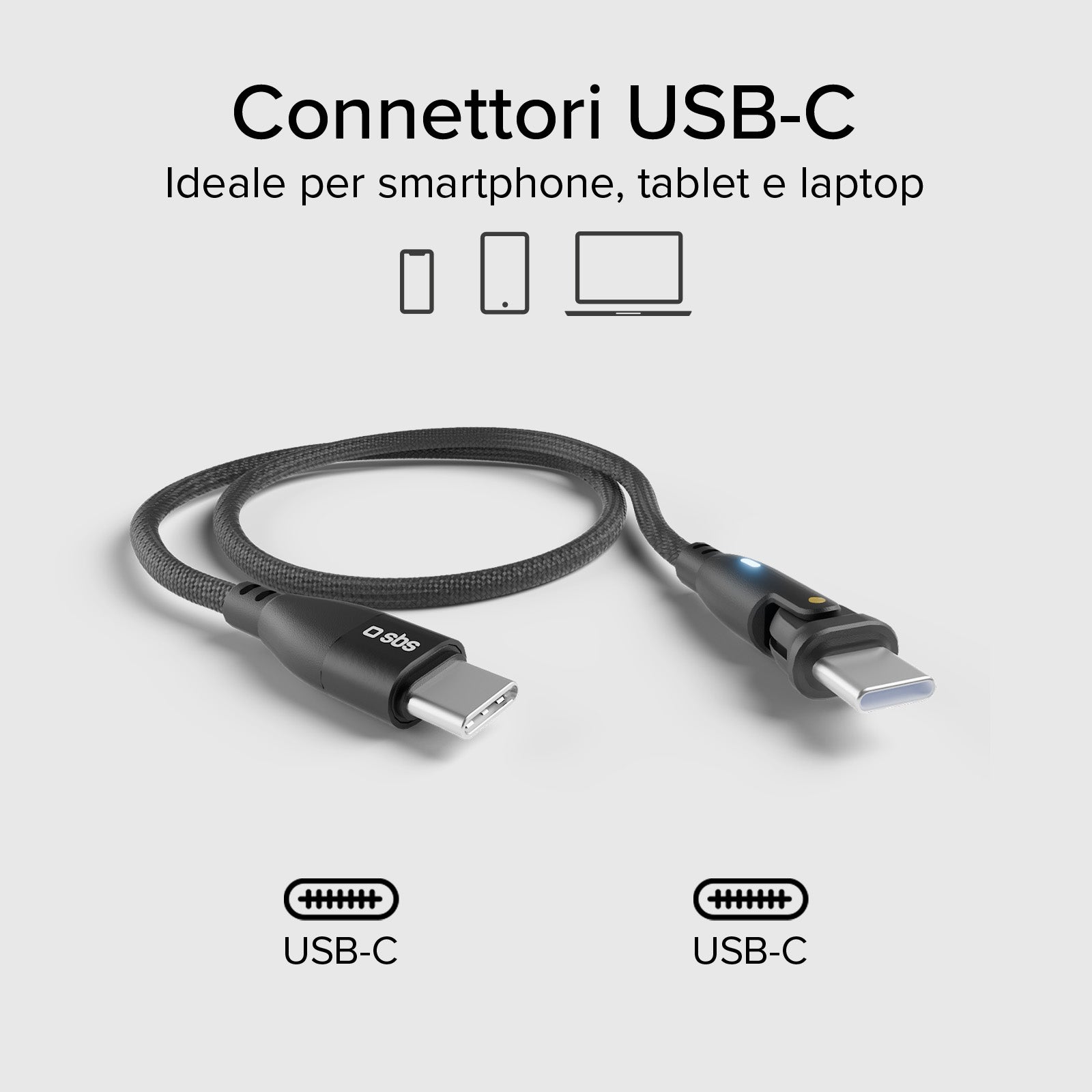 Flexi USB-C 2.0 60W orientabile