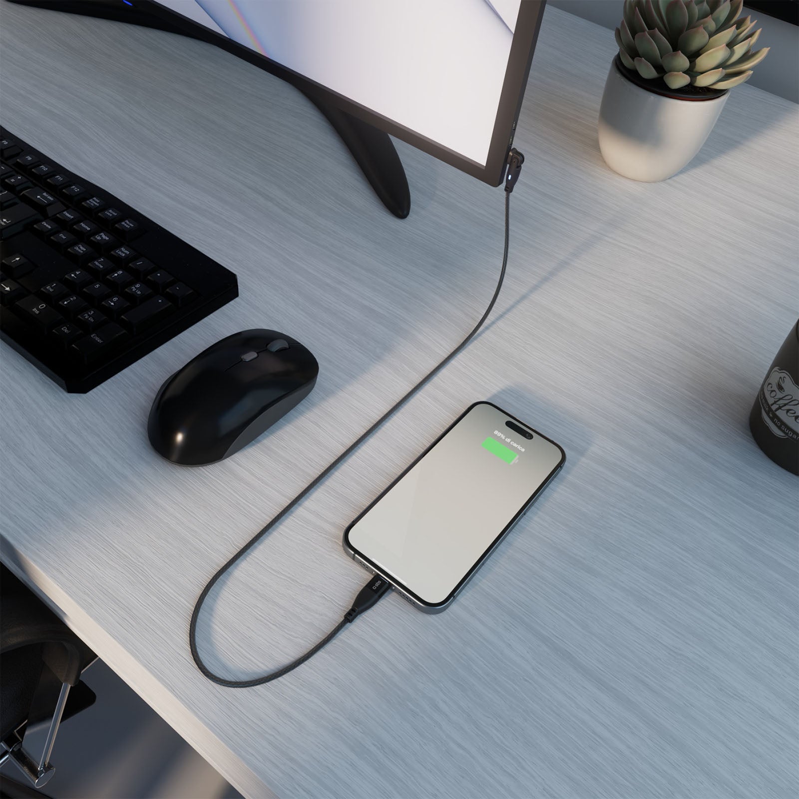 Flexi USB-C 2.0 60W orientabile