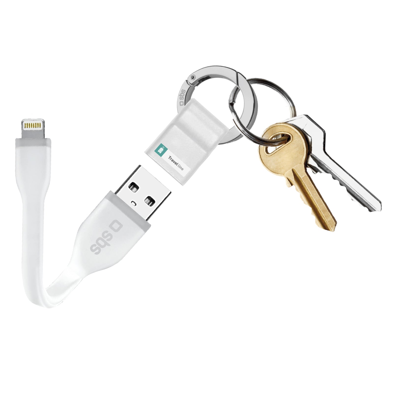 Cavo alimentazione e dati USB - Lightning con portachiavi