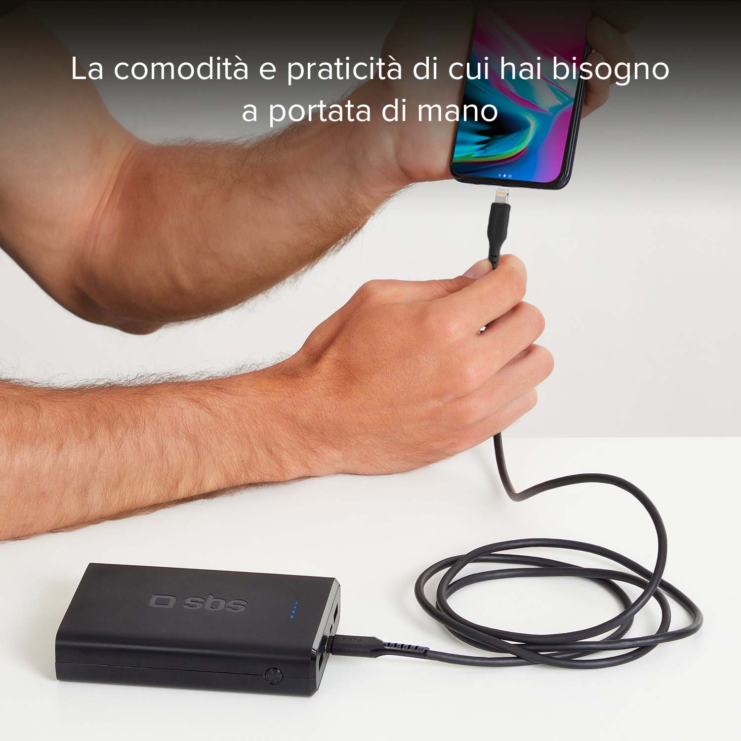 Cavo dati e ricarica USB-C a Lightning