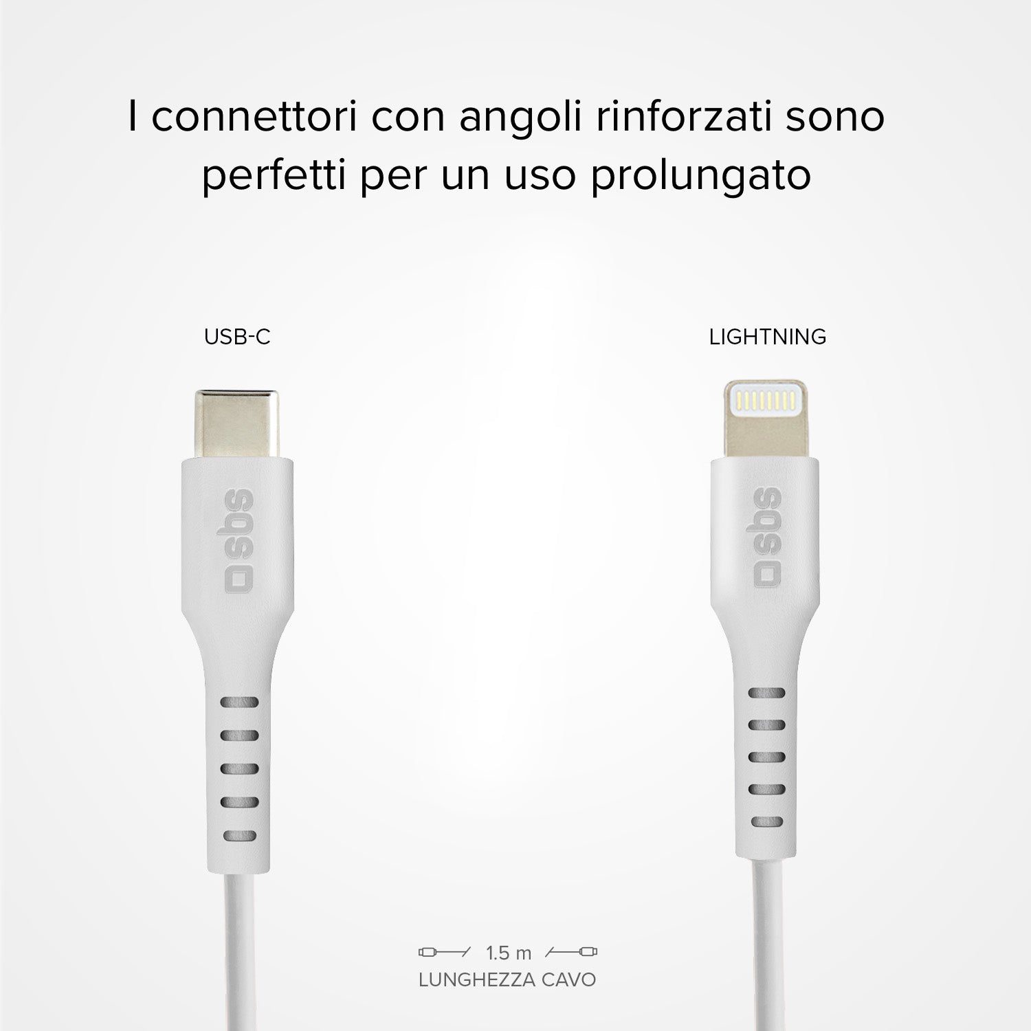 Cavo dati e ricarica USB-C a Lightning
